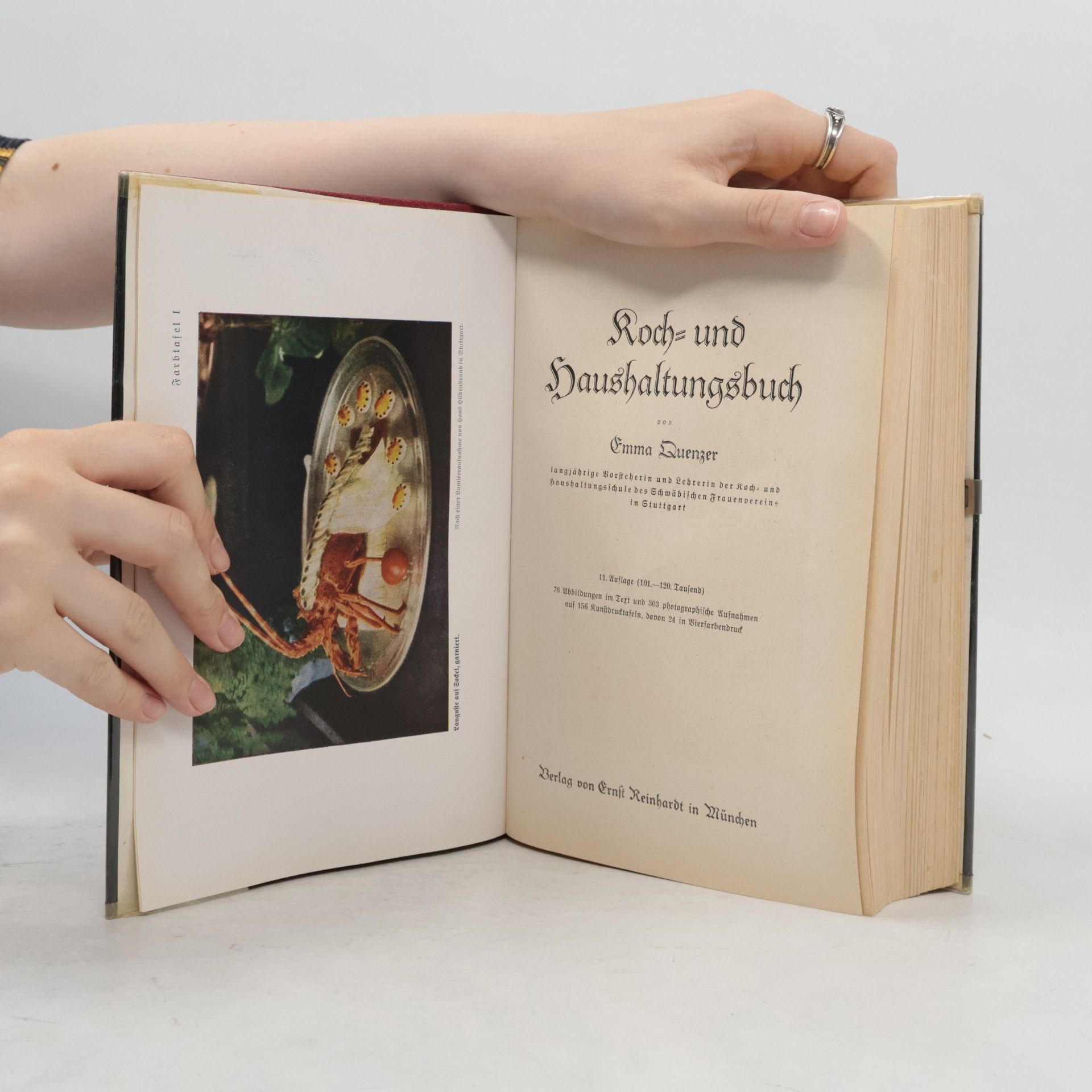 Emma Quenzer Koch und Haushaltungsbuch