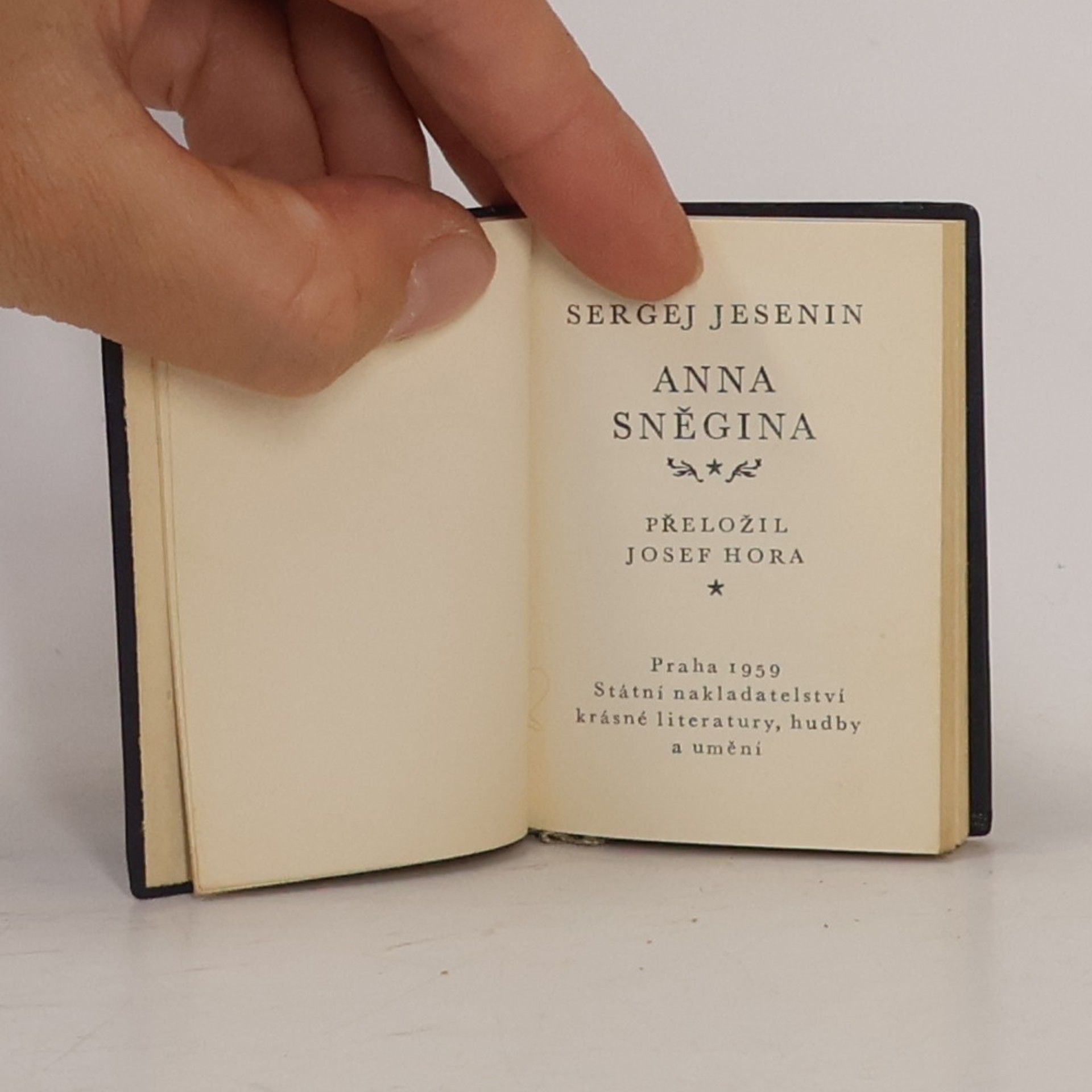 Sergej Alexandrovič Jesenin Anna Sněgina