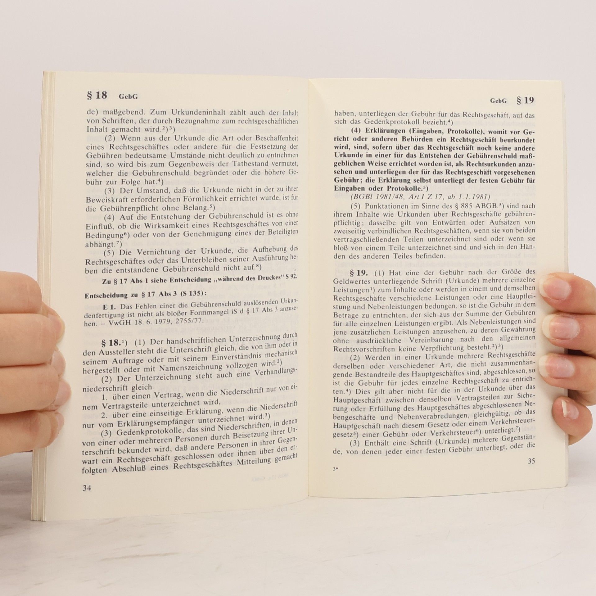Richard Warnung Manzsche Große Gesetzausgabe - 12a: Gebührengesetz