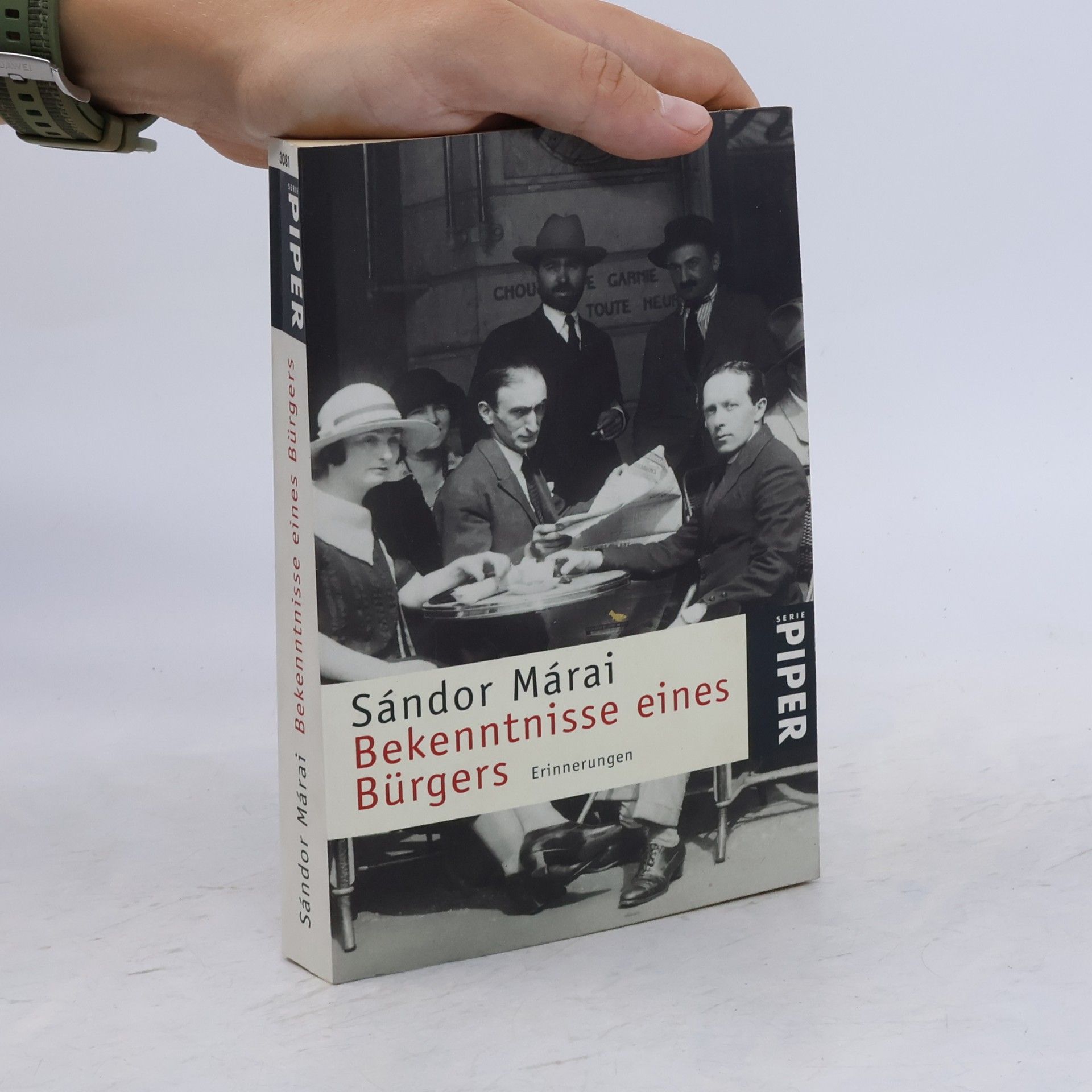 Sándor Márai Bekenntnisse eines Bürgers