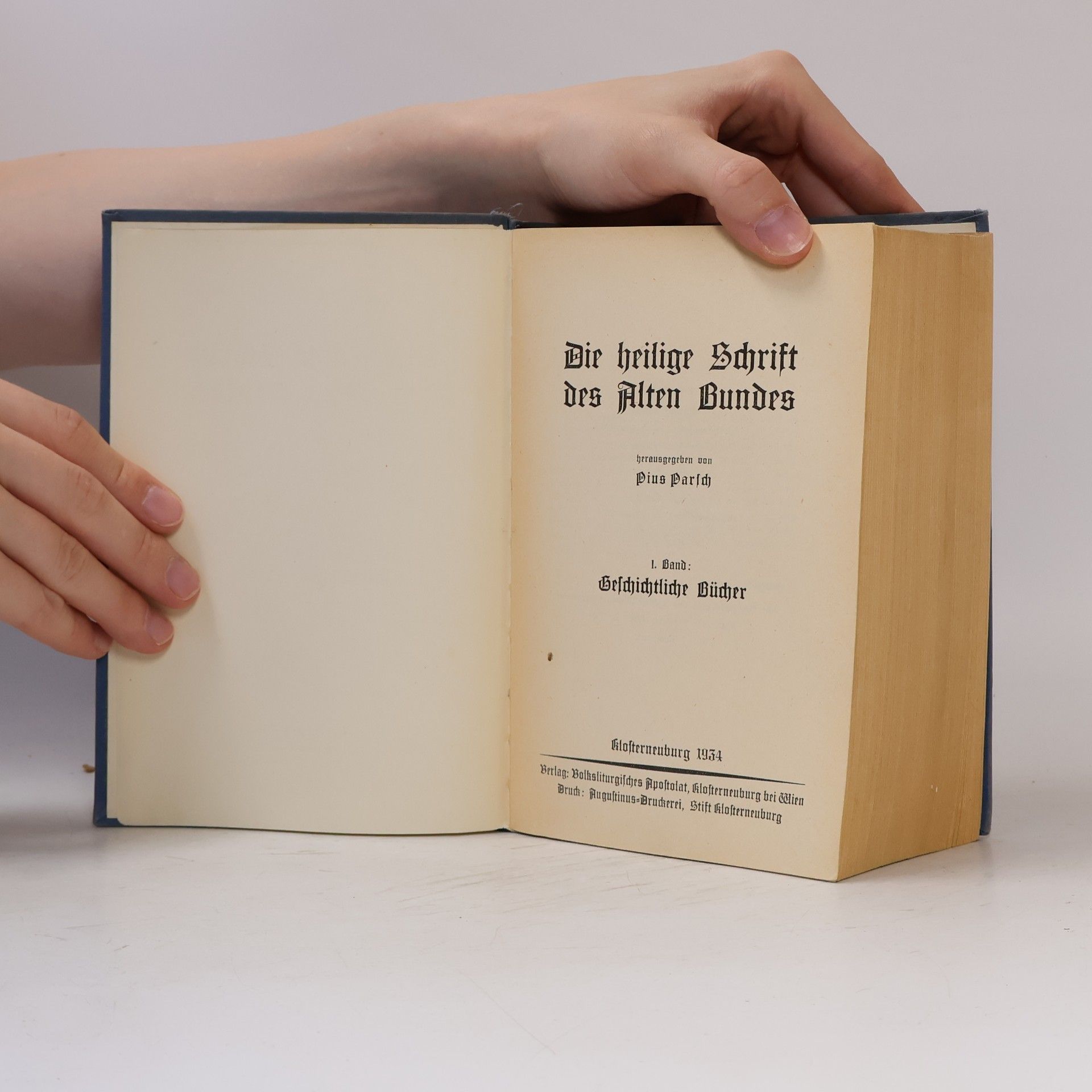Pius Parch Die heilige Schrift des Alten Bundes 1