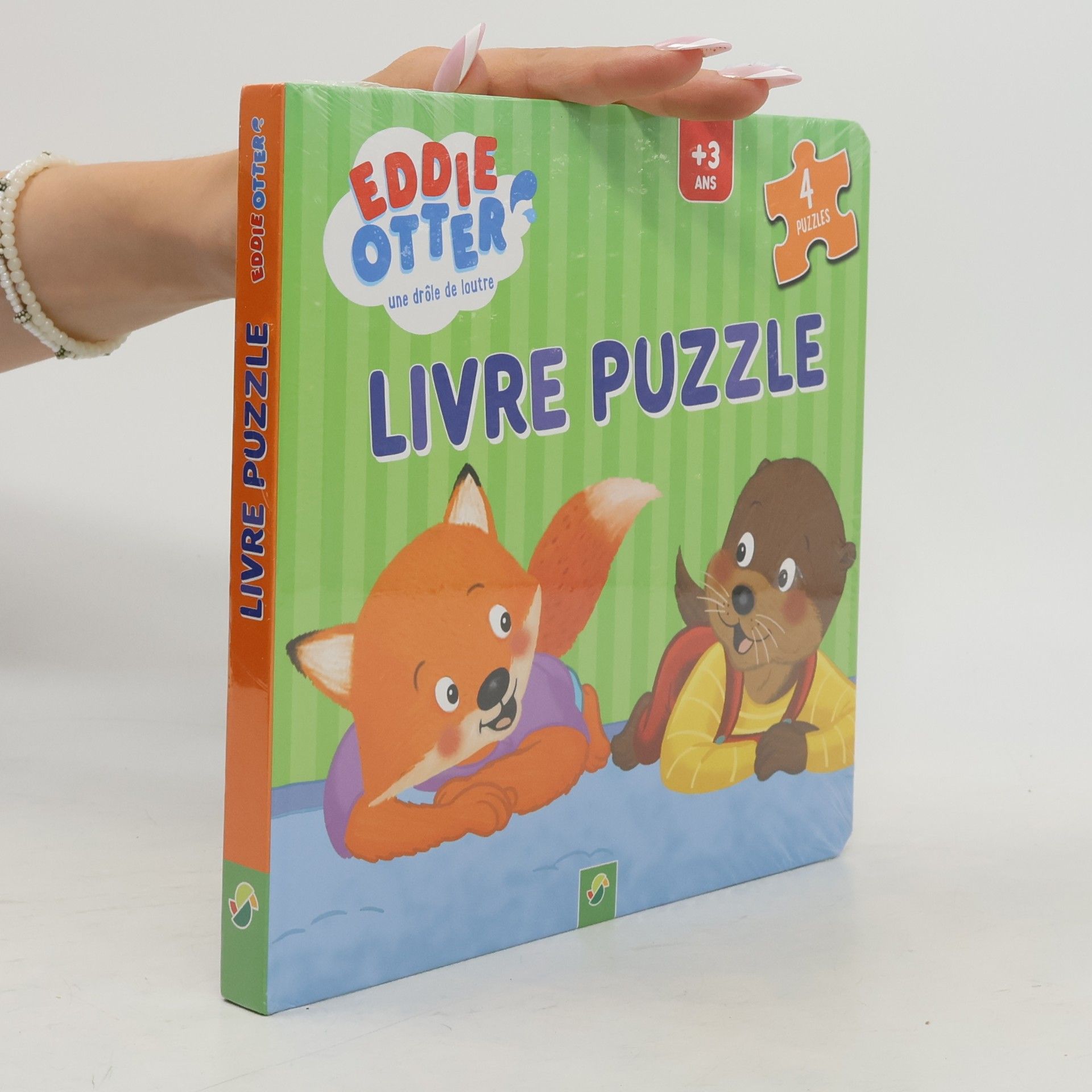 Autores varios Eddie Otter, Zvedavý vydrík: Knižka s puzzle