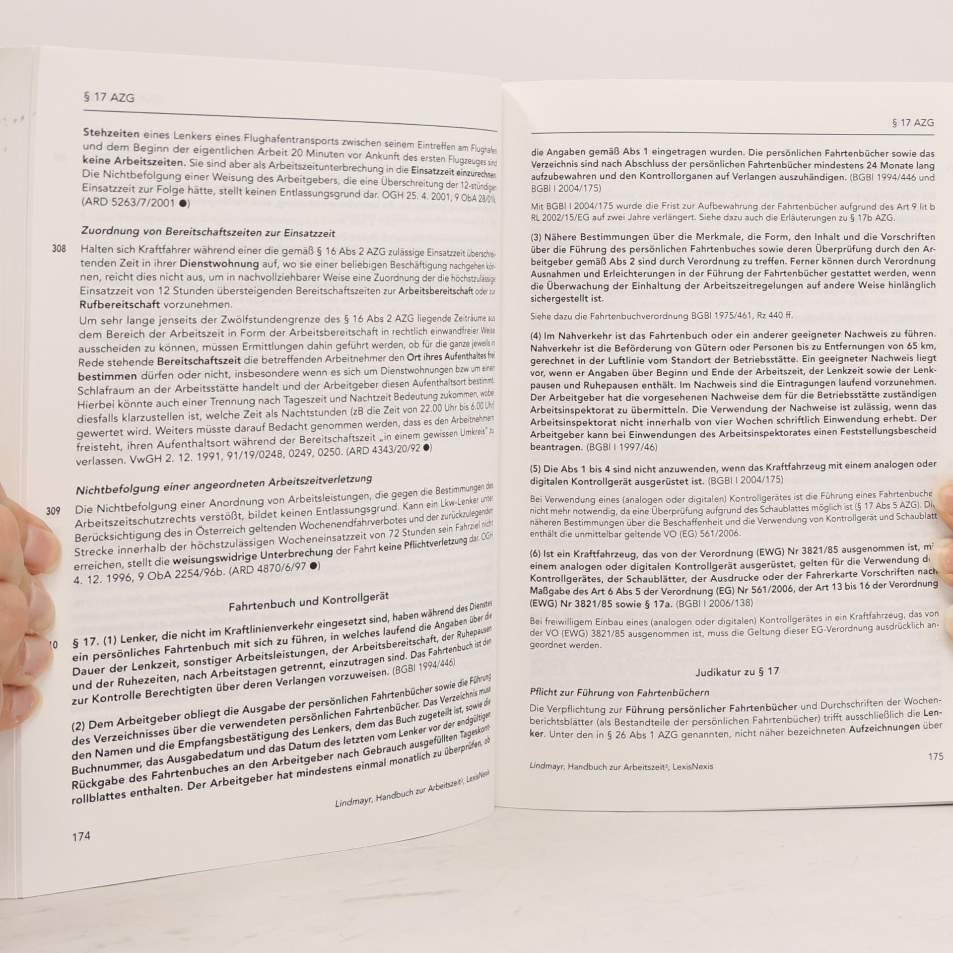 Manfred Lindmayr ARD Handbücher: Handbuch zur Arbeitszeit
