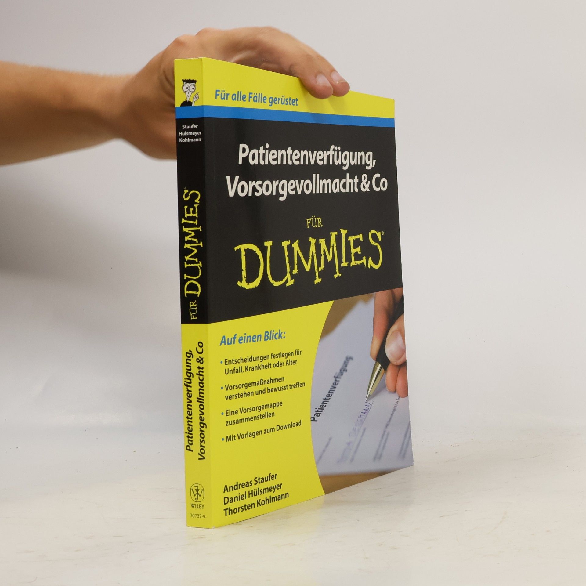 Daniel Hülsmeyer Patientenverfügung, Vorsorgevollmacht und Co. für Dummies