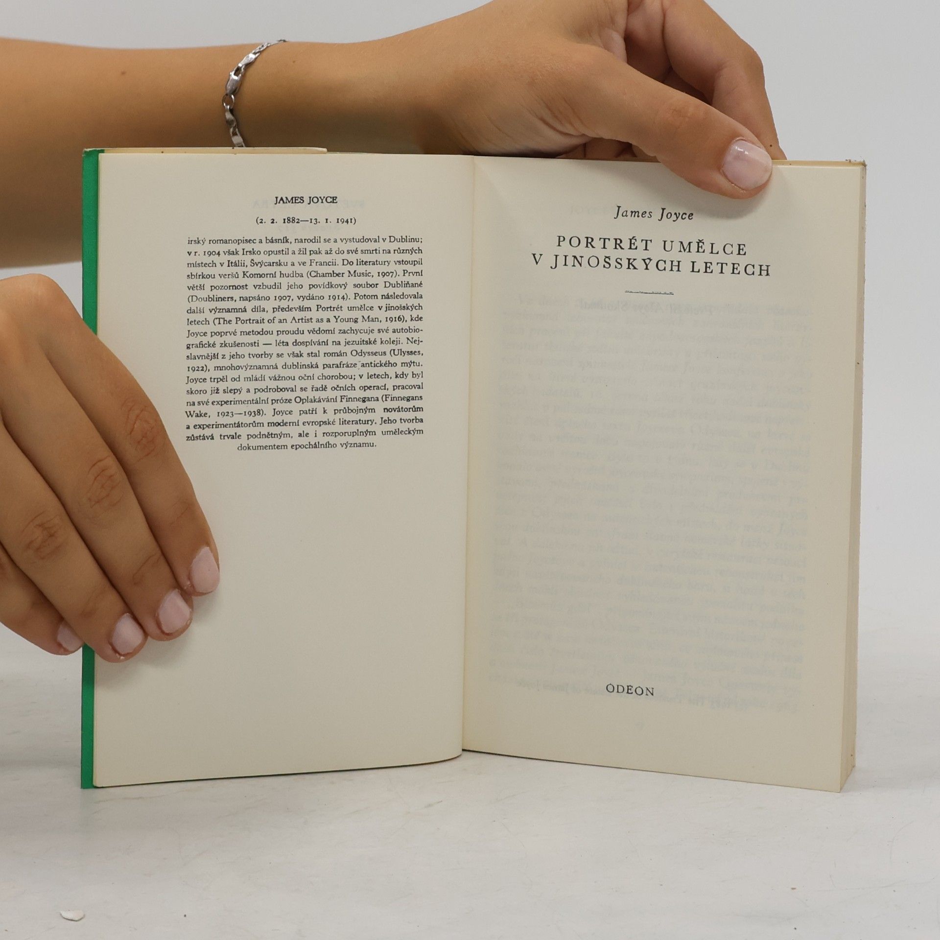 James Joyce Portrét umělce v jinošských letech