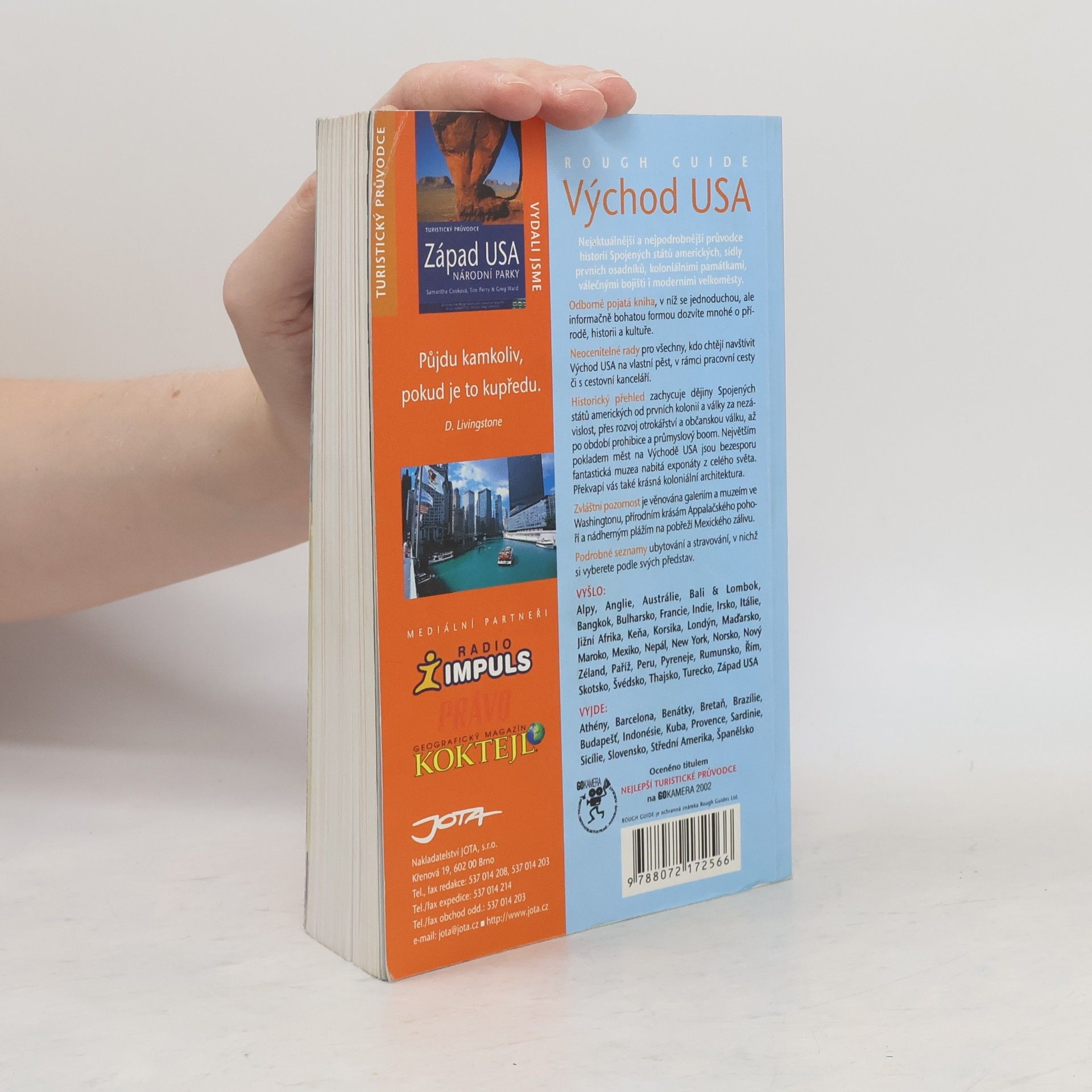 Samantha Cook Východ USA. Turistický průvodce