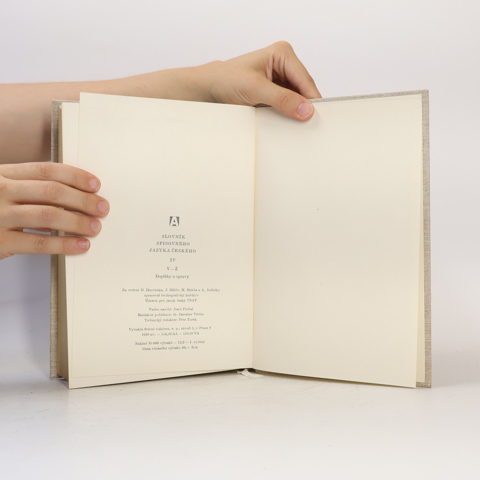 Autorenkollektiv Slovník spisovného jazyka českého I. - IV. díl