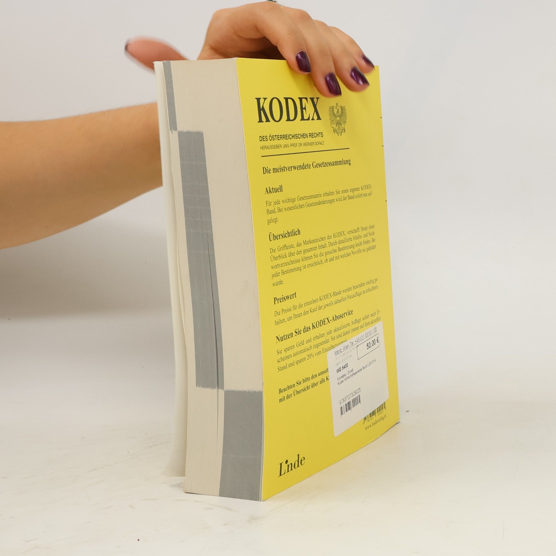 Werner Doralt Kodex - 2: Wirtschaftsgesetze 2013/14