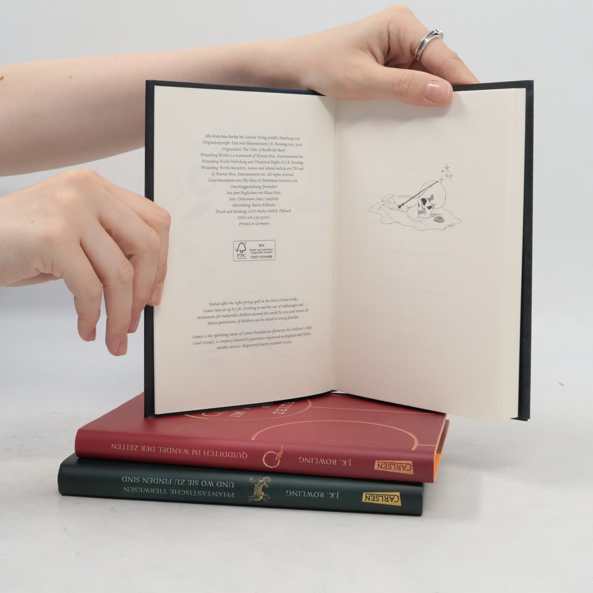 Joanne K. Rowling Hogwarts Schulbücher