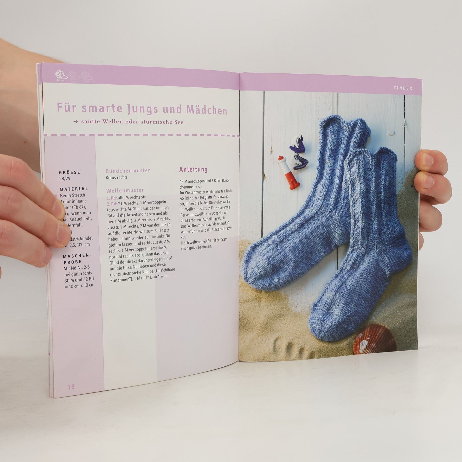 Ewa Jostes Zwei Socken gleichzeitig stricken