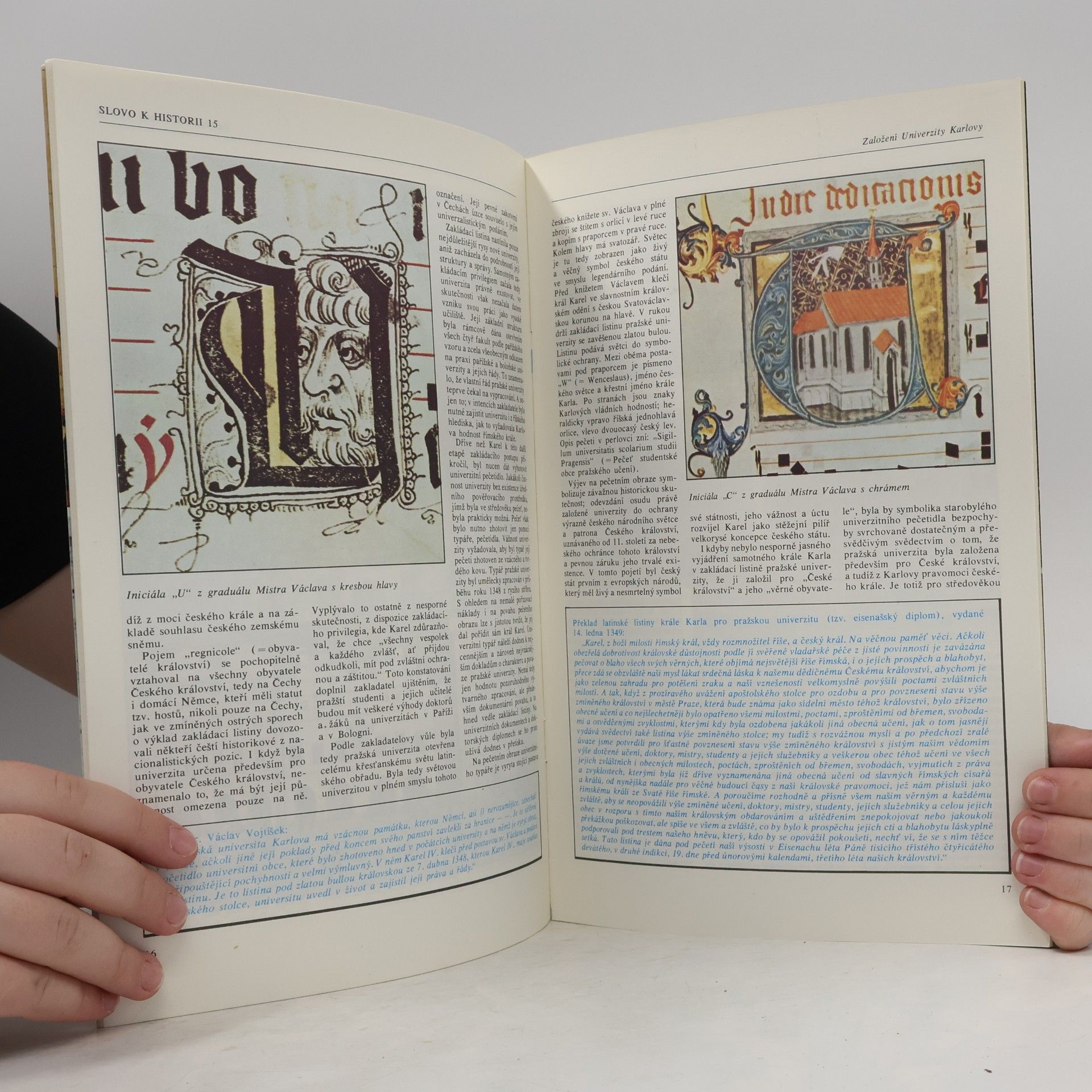Jiří Spěváček Založení Univerzity Karlovy, č. 15