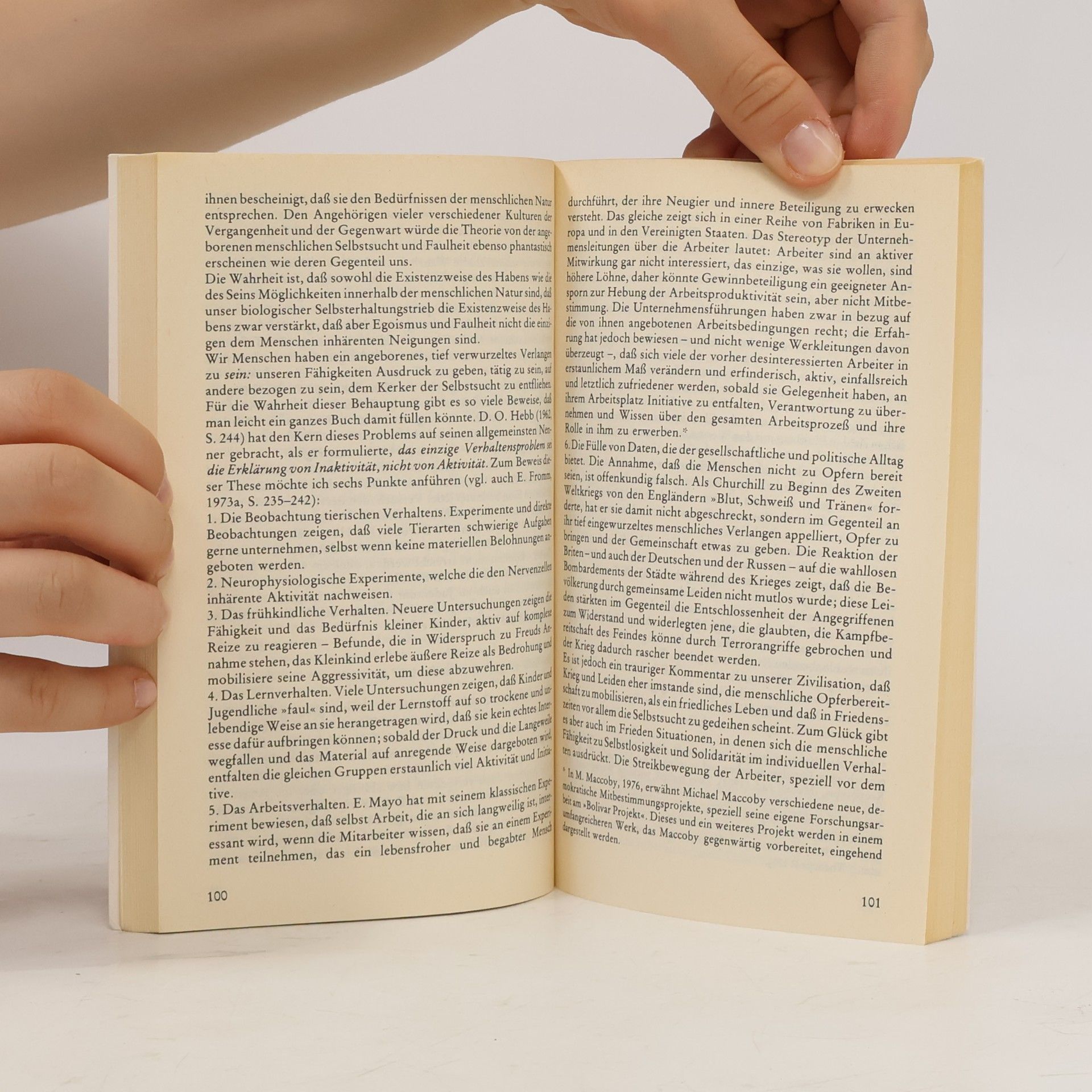 Erich Fromm Haben oder Sein