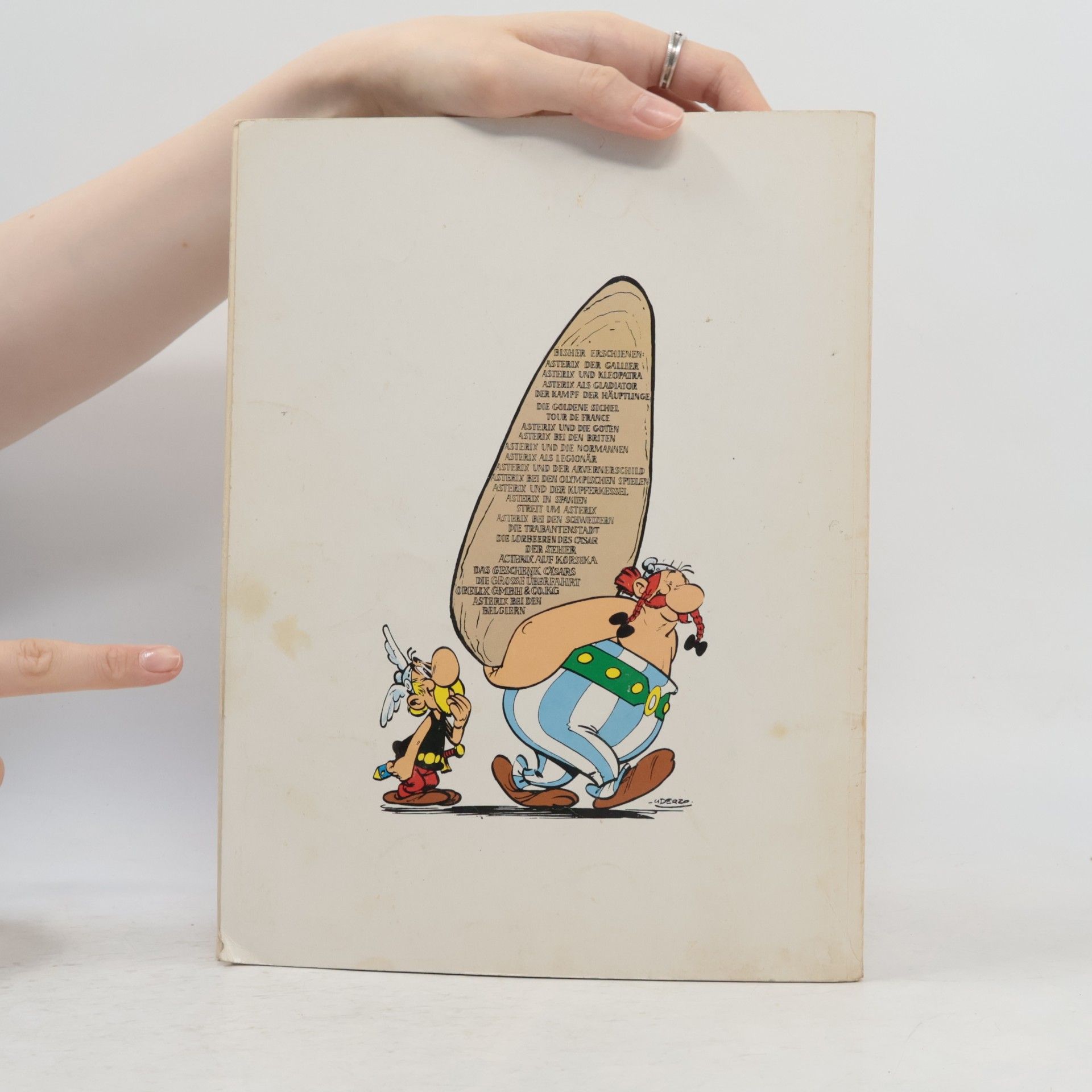 René Goscinny Asterix bei den Belgiern