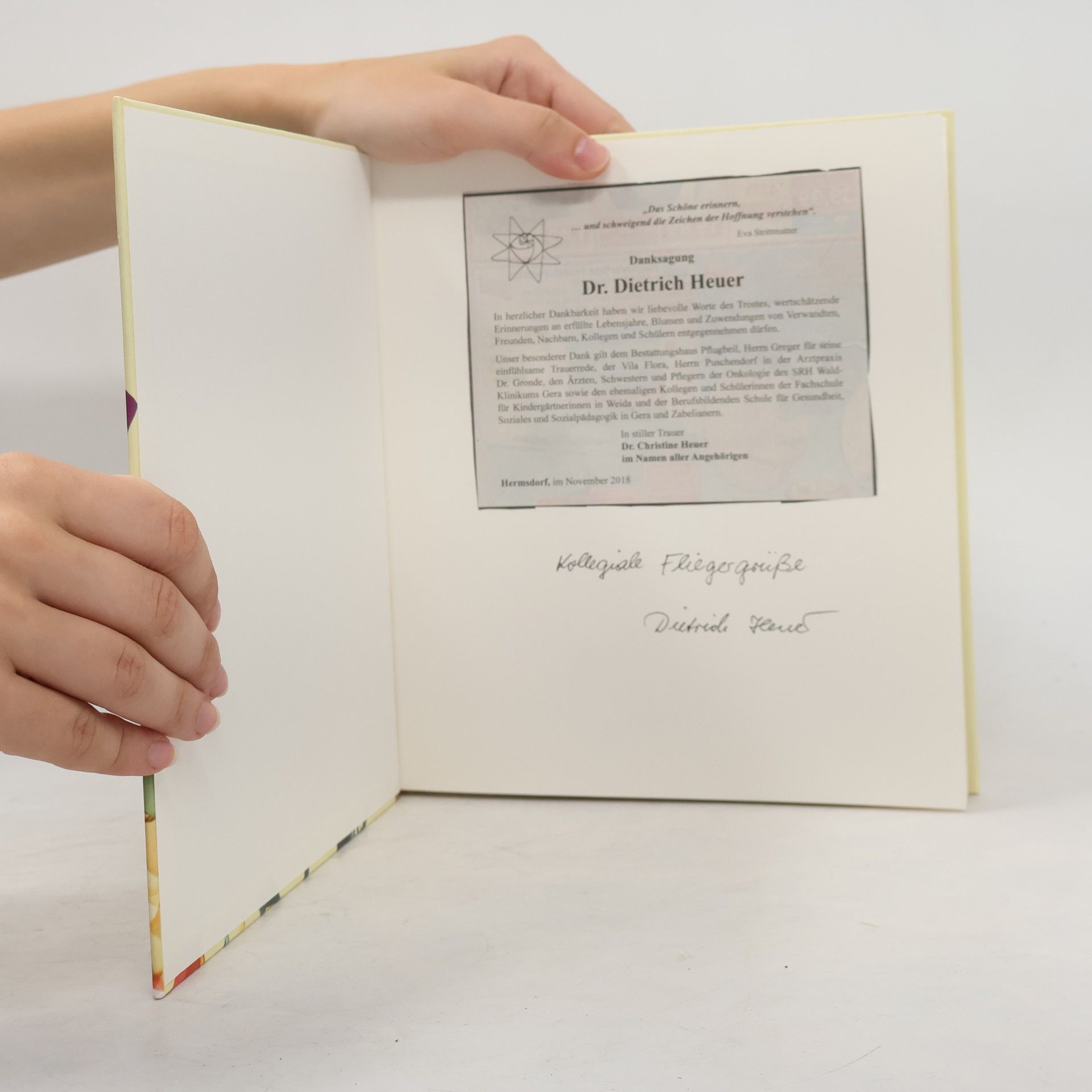 Dietrich Heuer Luft sehen - Papier hören
