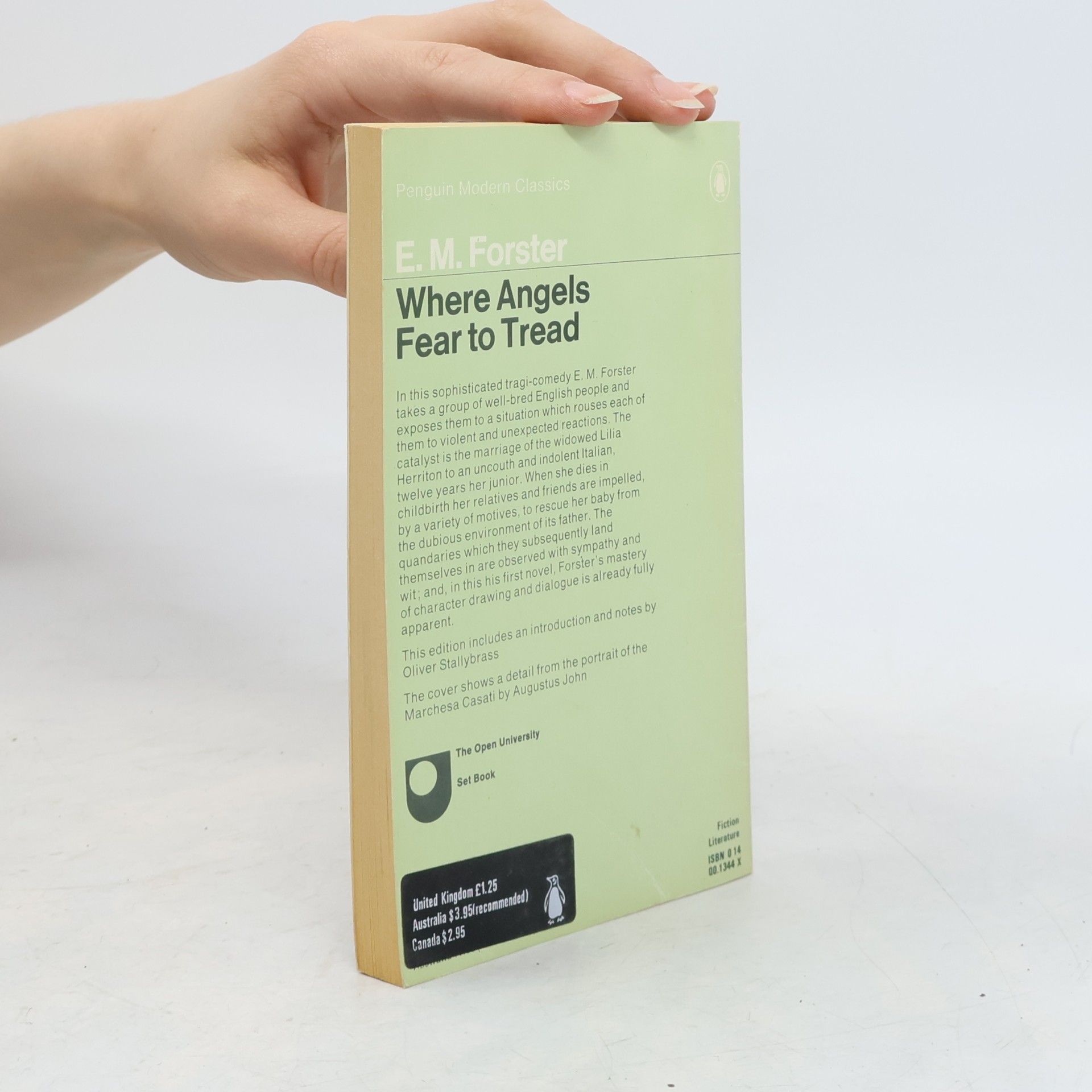 E. M. Forster Penguin Modern Classics: Where Angels Fear to Tread