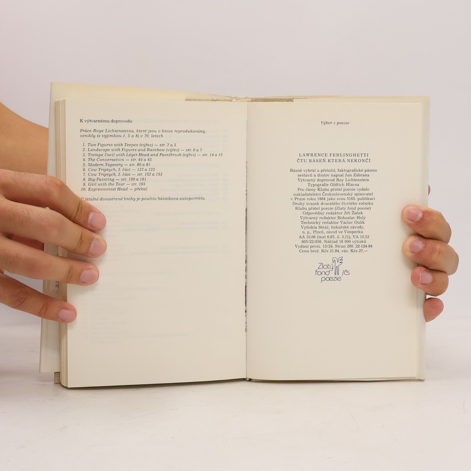 Lawrence Ferlinghetti Čtu báseň která nekončí