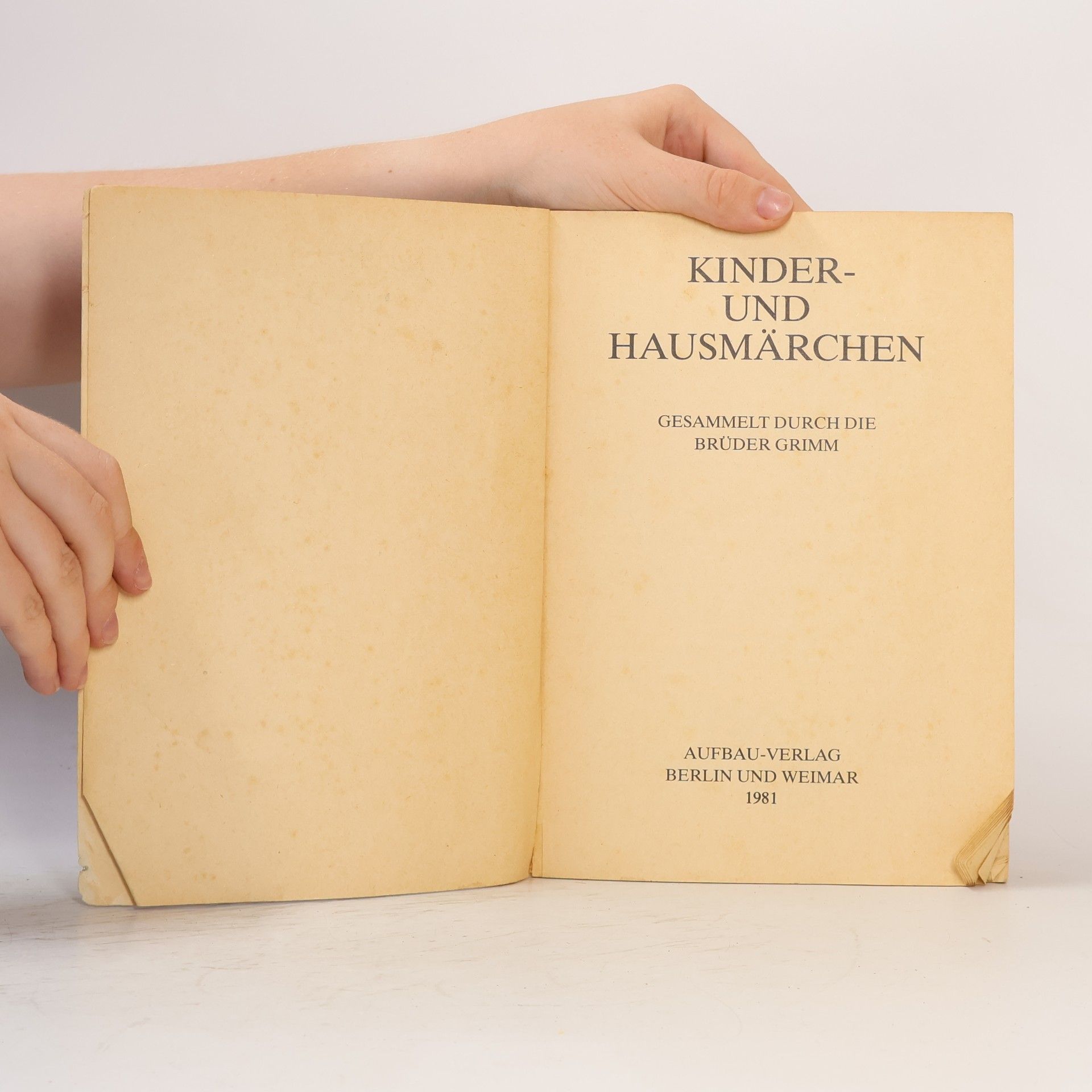 bratři Grimmové Grimms Märchen 1