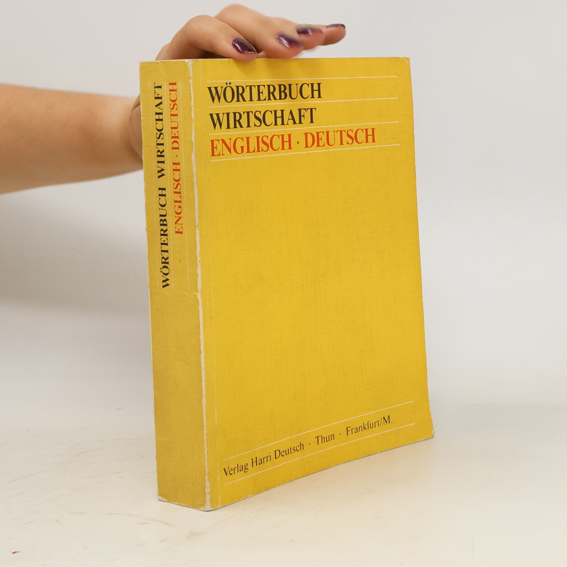 Andreas Schüler Wörterbuch Wirtschaft Englisch-Deutsch