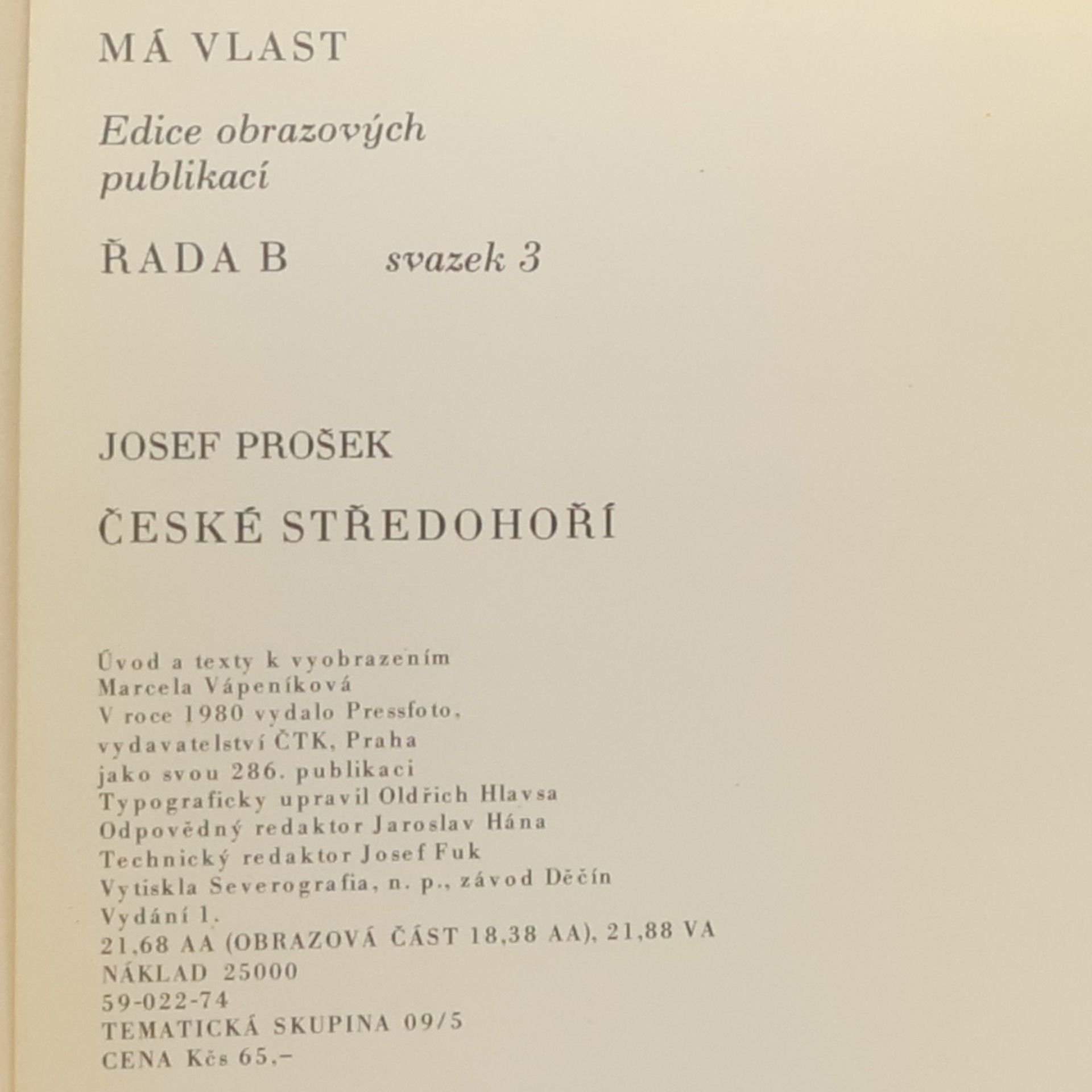 Josef Prošek České středohoří