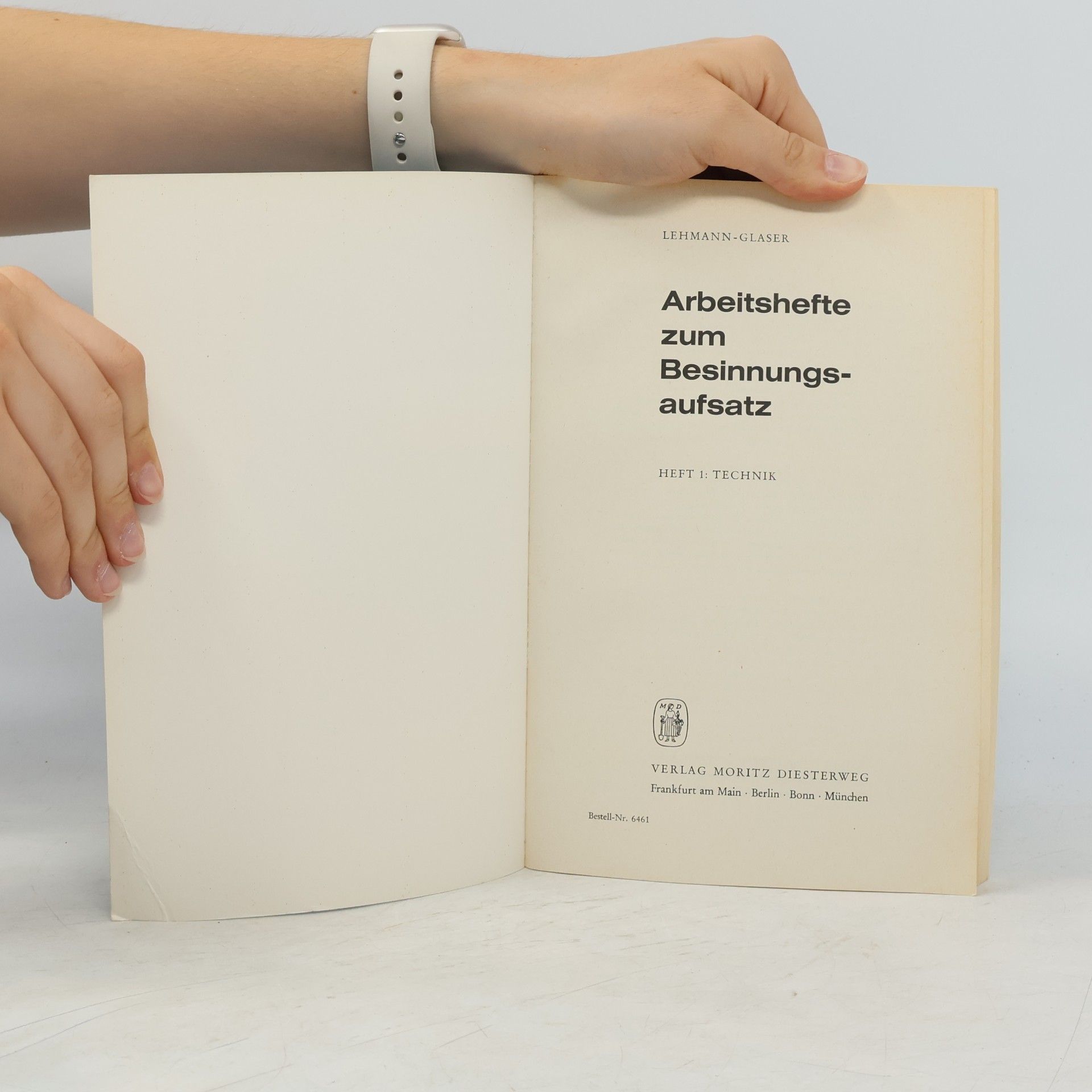 Lehmann Glaser Arbeitshefte zum Besinnungs- aufsatz