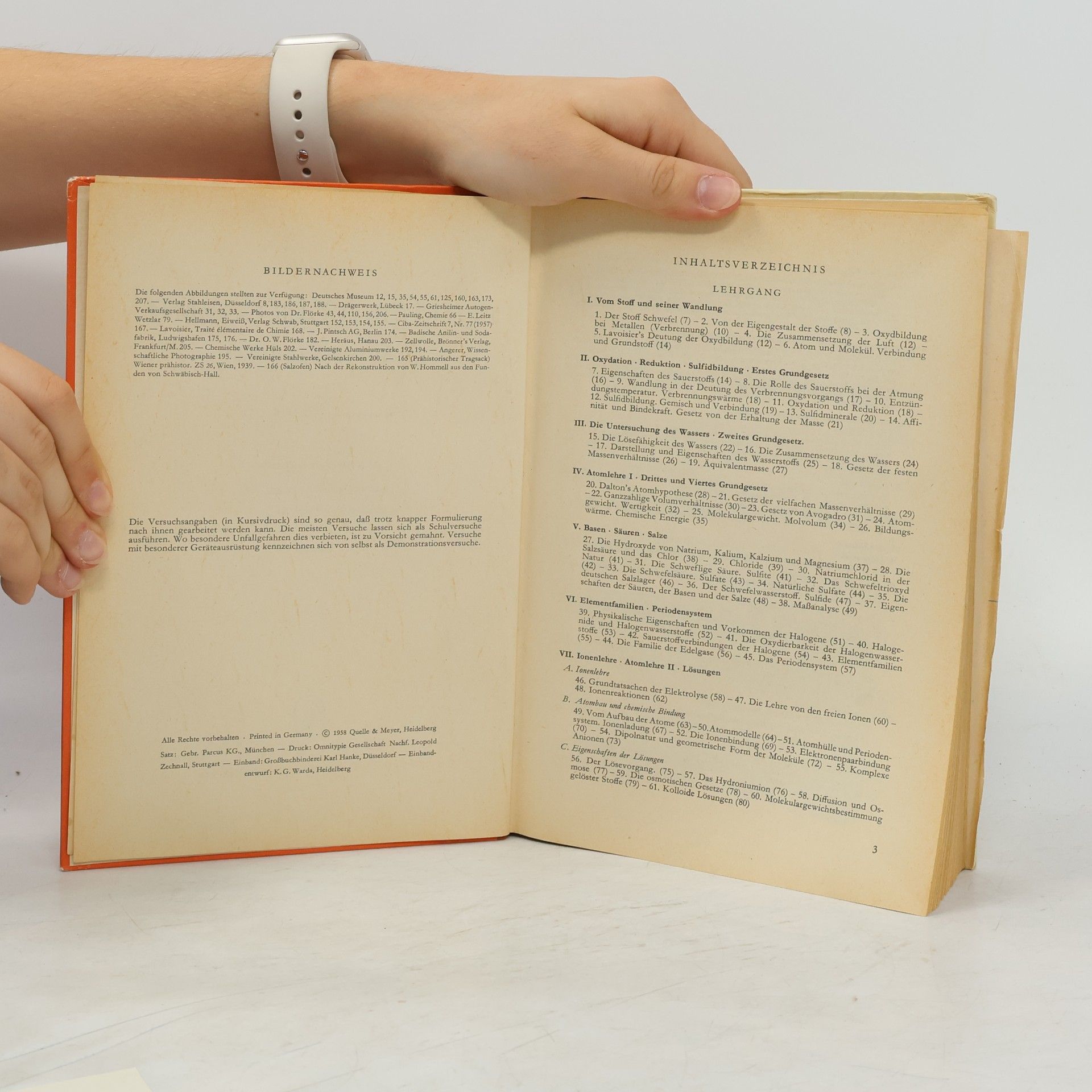Flörke Lehrbuch der Chemie für höhere Schulen