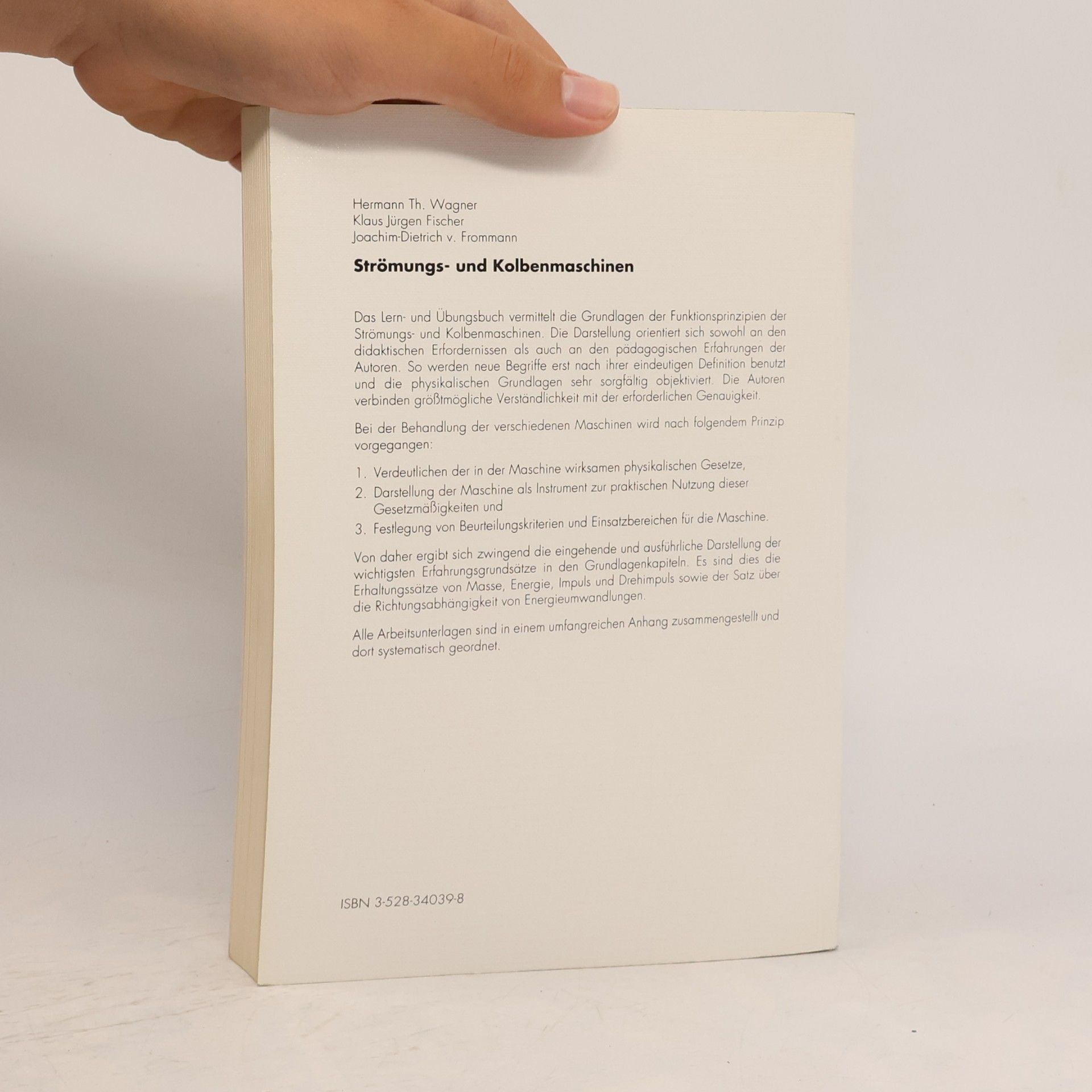Hermann Th. Wagner Viewegs Fachbücher der Technik: Strömungs- und Kolbenmaschinen