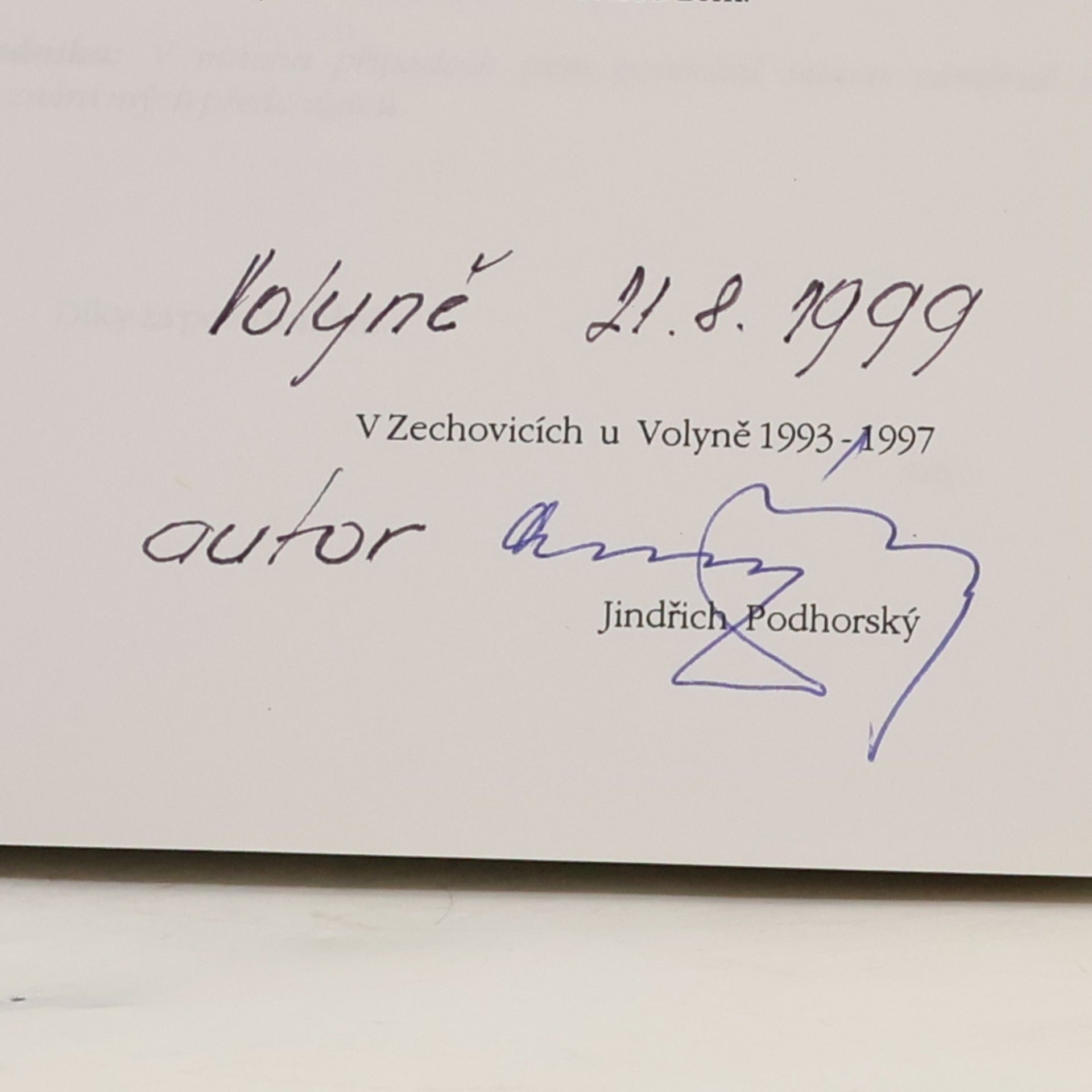 Jindřich Podhorský Pohledy do historie Volyně a Pošumaví 1299-1999