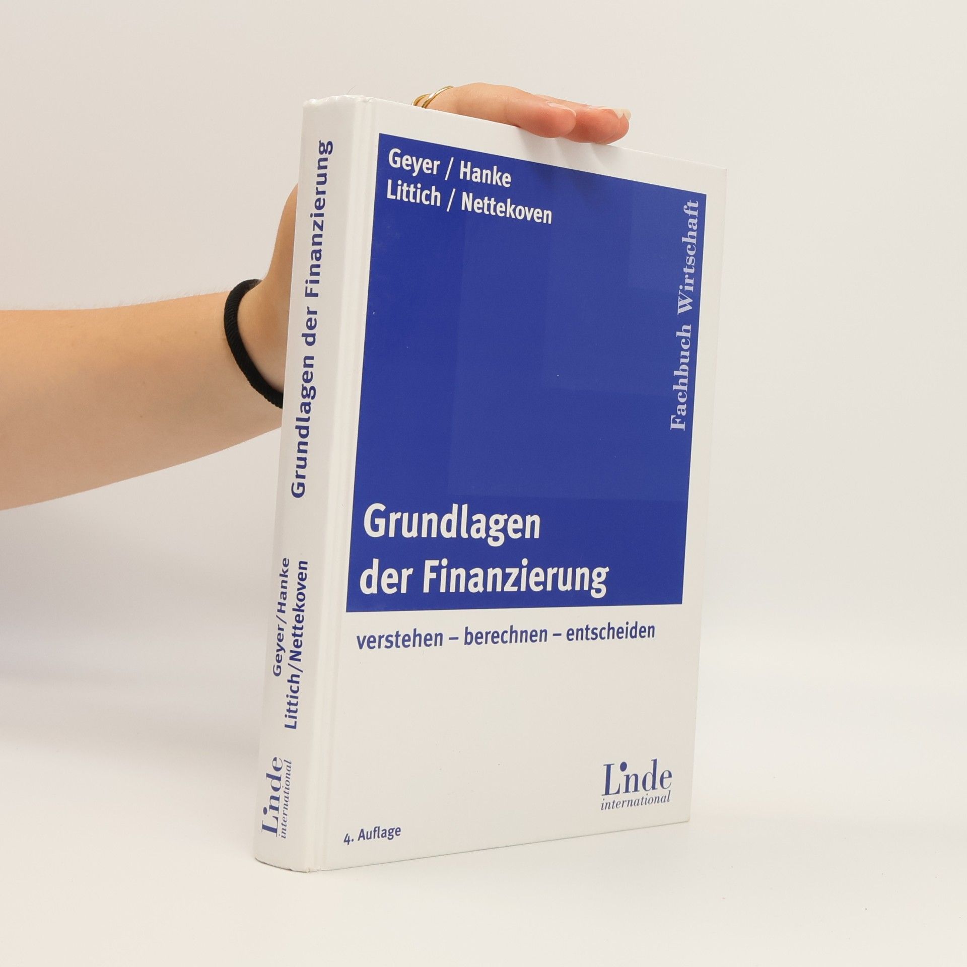 Alois Geyer Grundlagen der Finanzierung