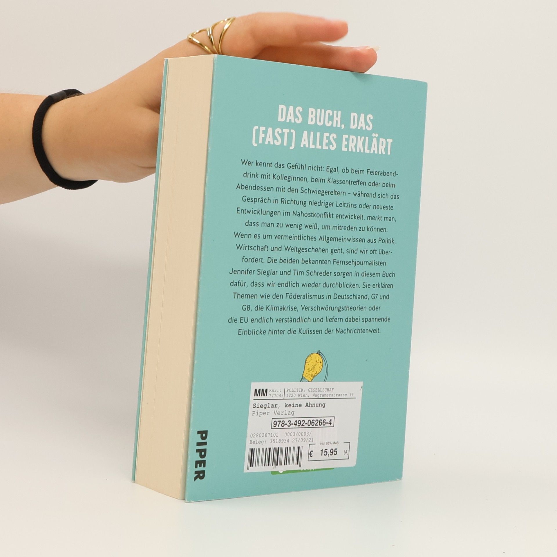 Jennifer Sieglar Nie wieder keine Ahnung