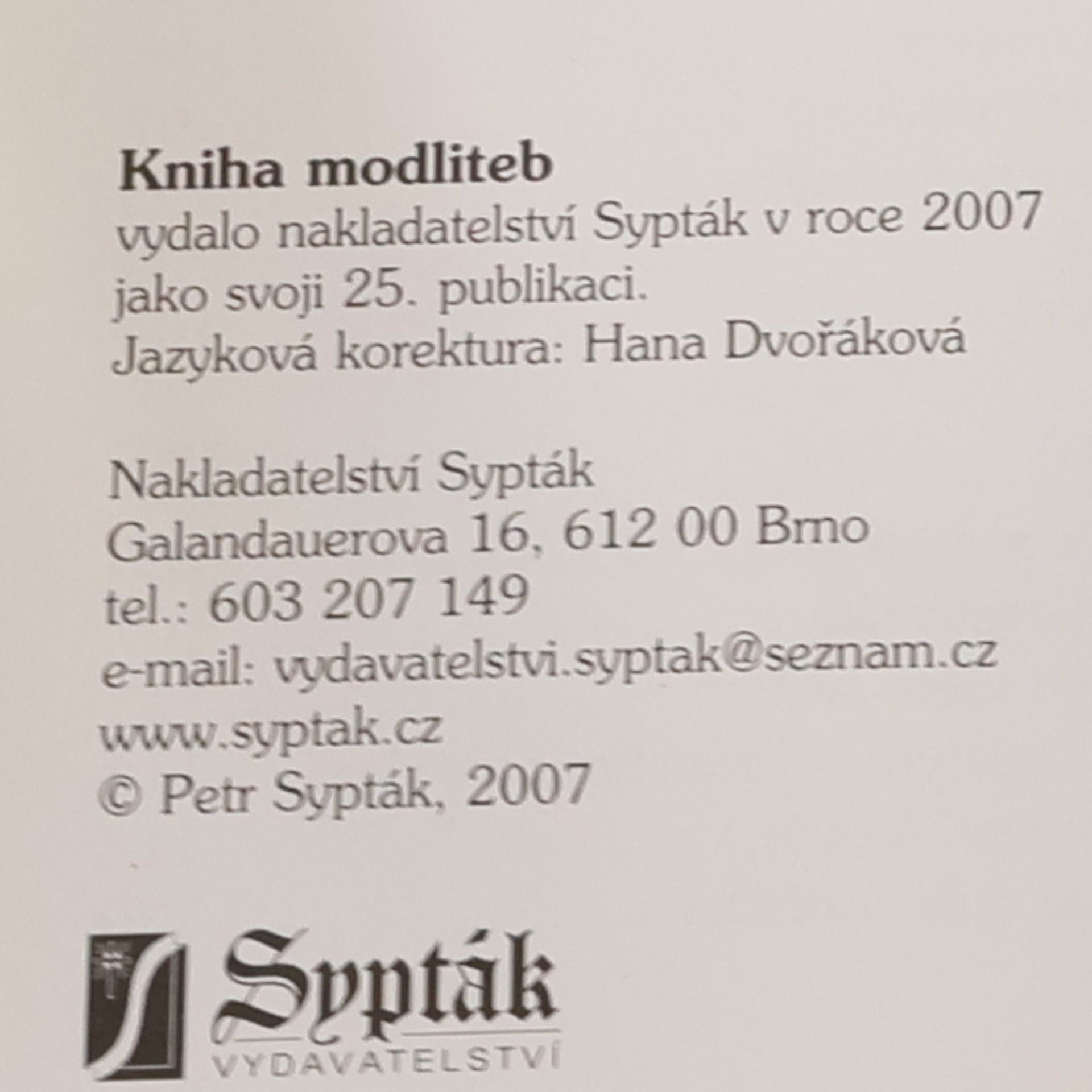 Kolektiv autorů Kniha modliteb