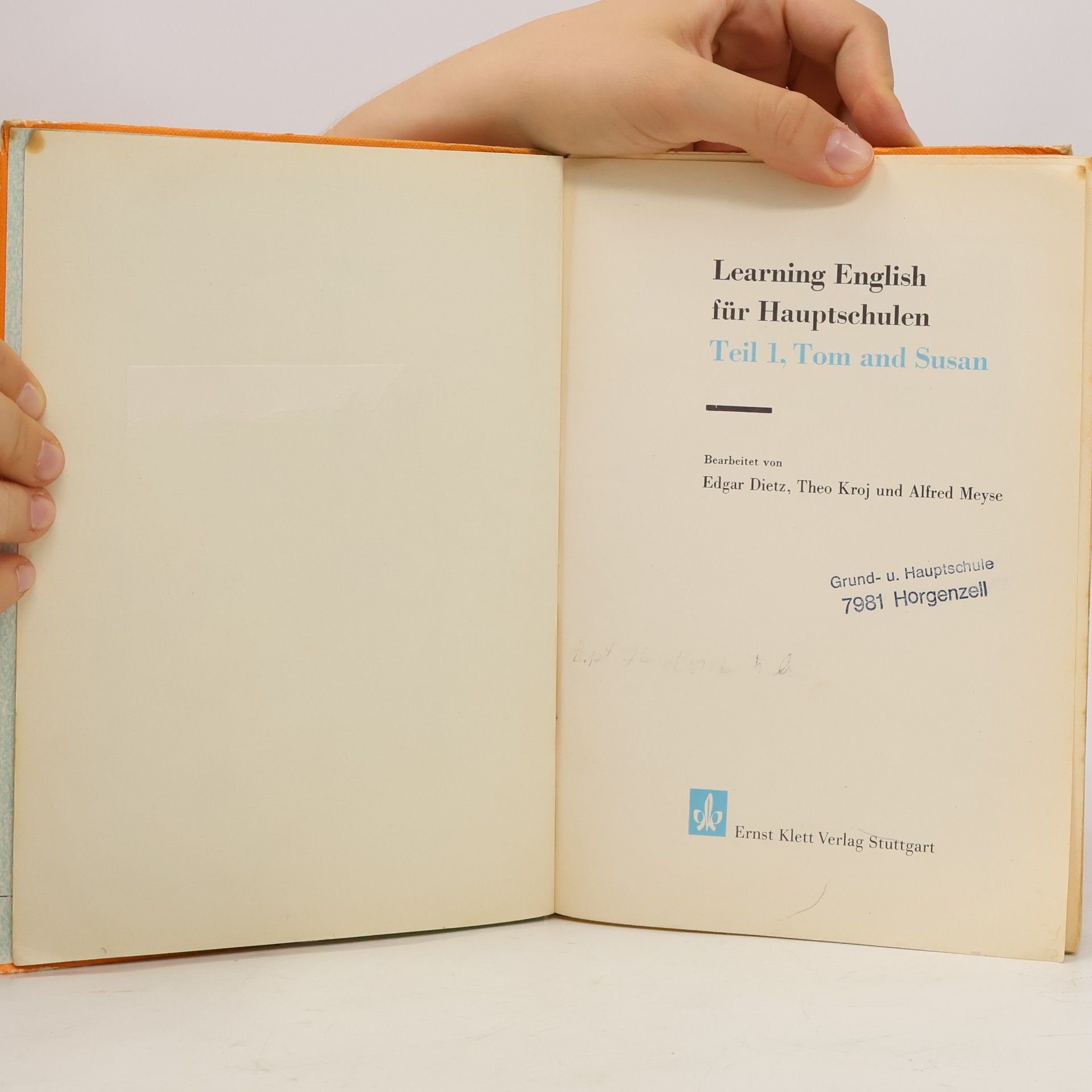 Edgar Dietz Learning English für Hauptschulen 1. Tom and Susan