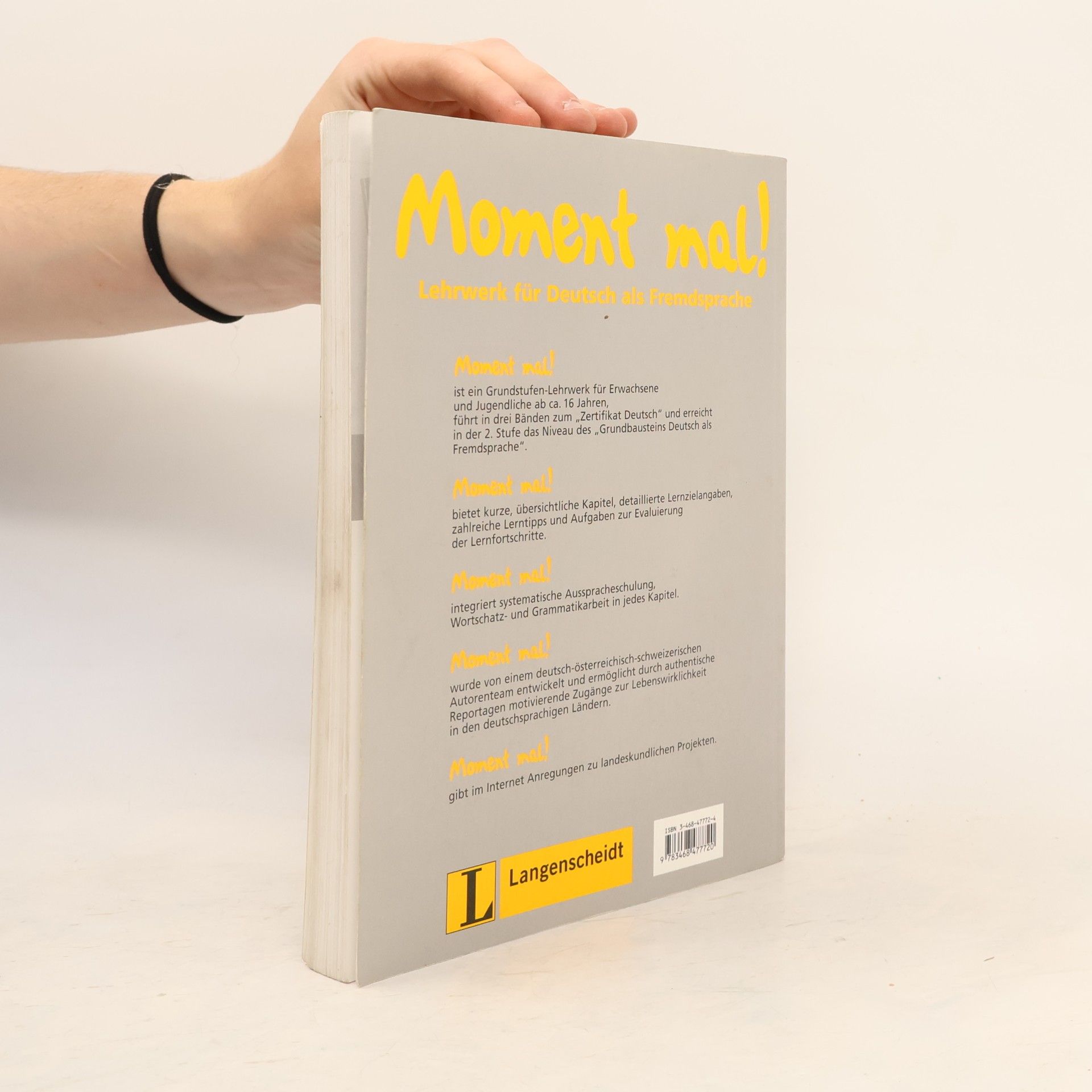 Lukas Wertenschlag Moment mal! : Lehrwerk für Deutsch als Fremdsprache. Arbeitsbuch 2