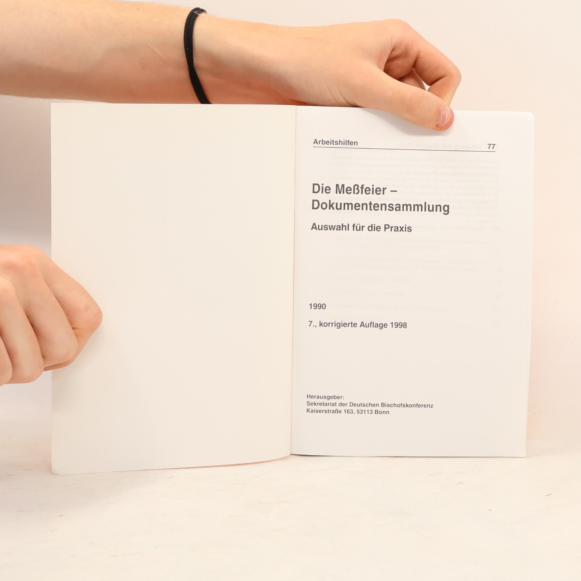 kolektiv Die Meßfeier - Dokumentensammlung