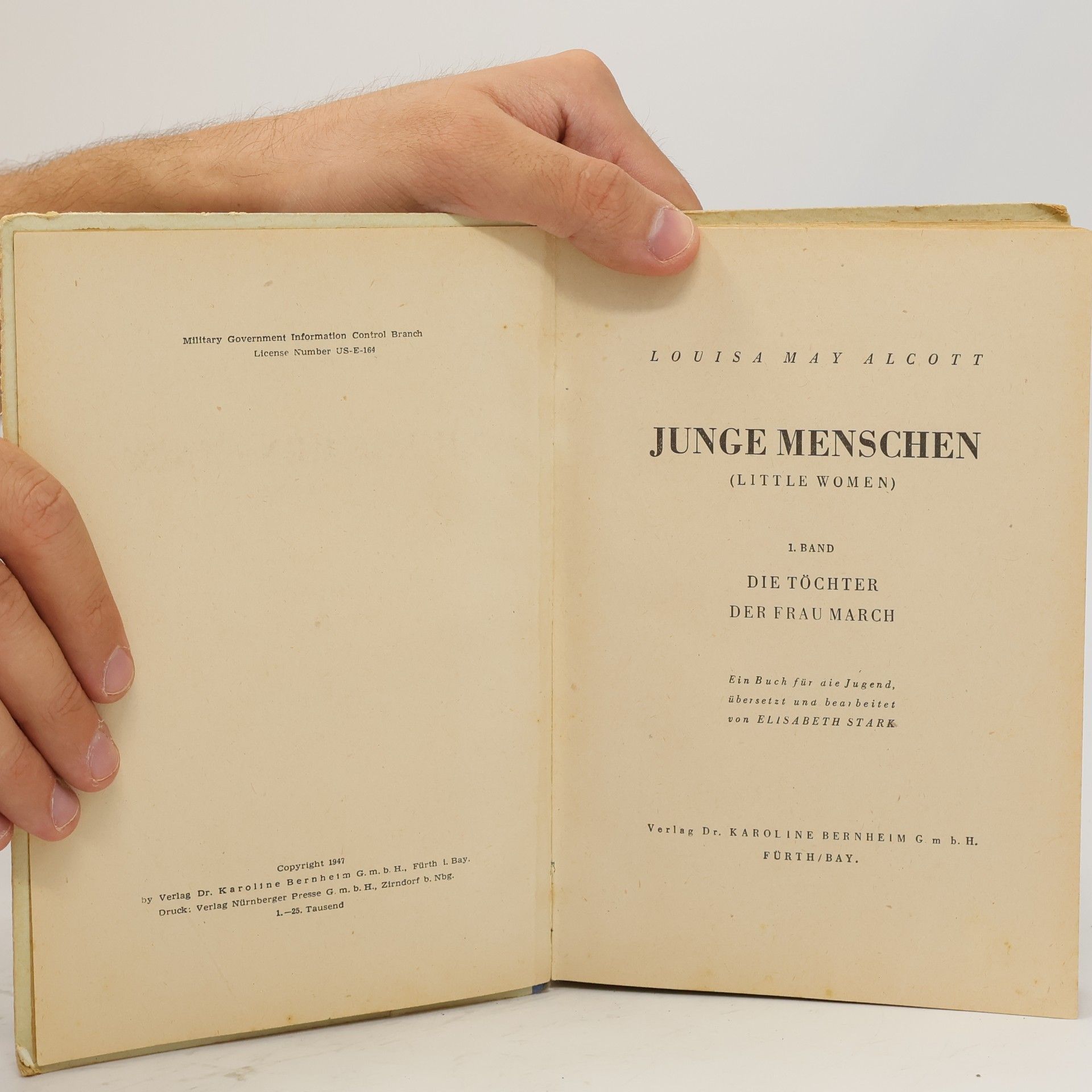 Louisa May Alcott Junge Menschen 1