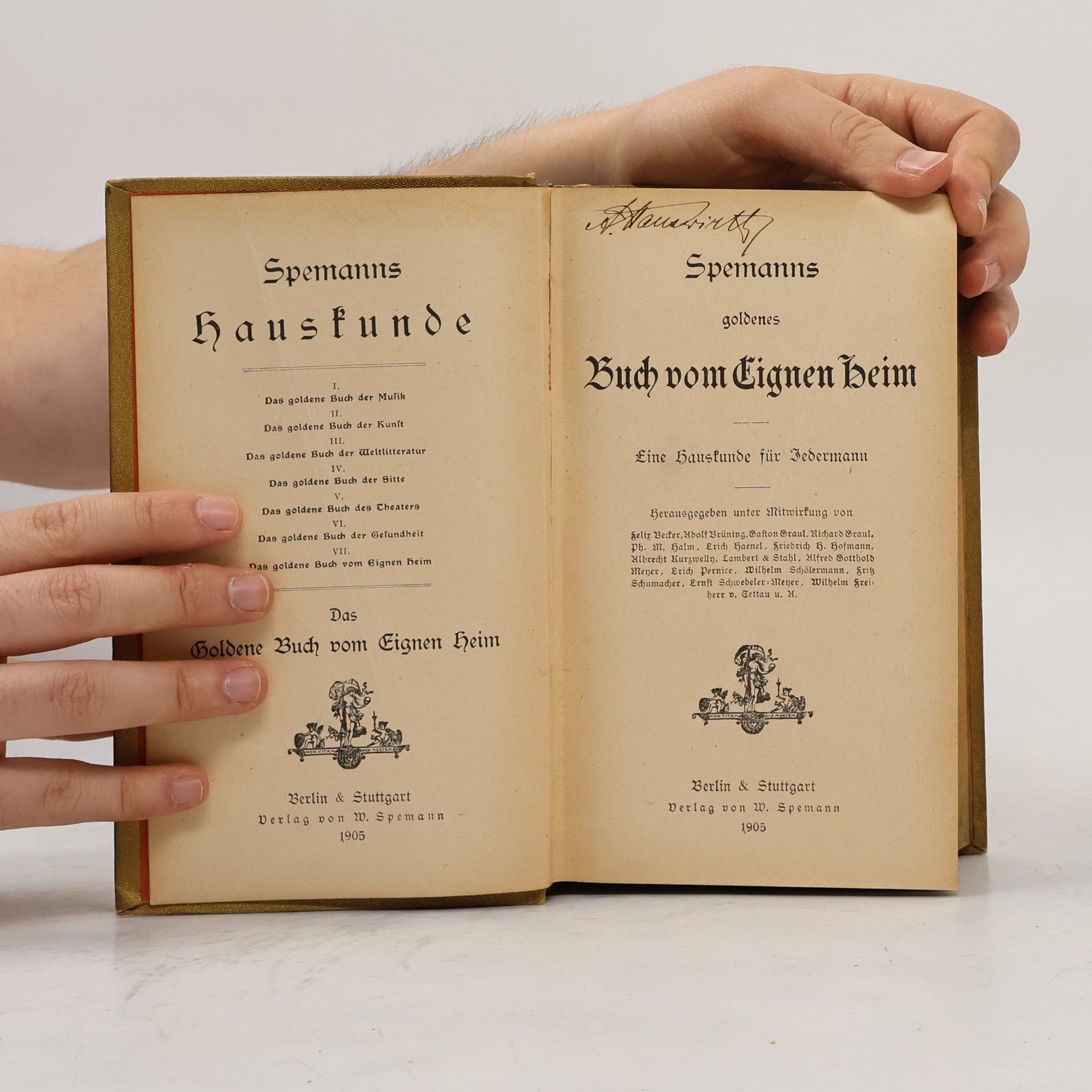 Wilhelm Spemann Spemanns goldenes Buch vom Eignen Heim