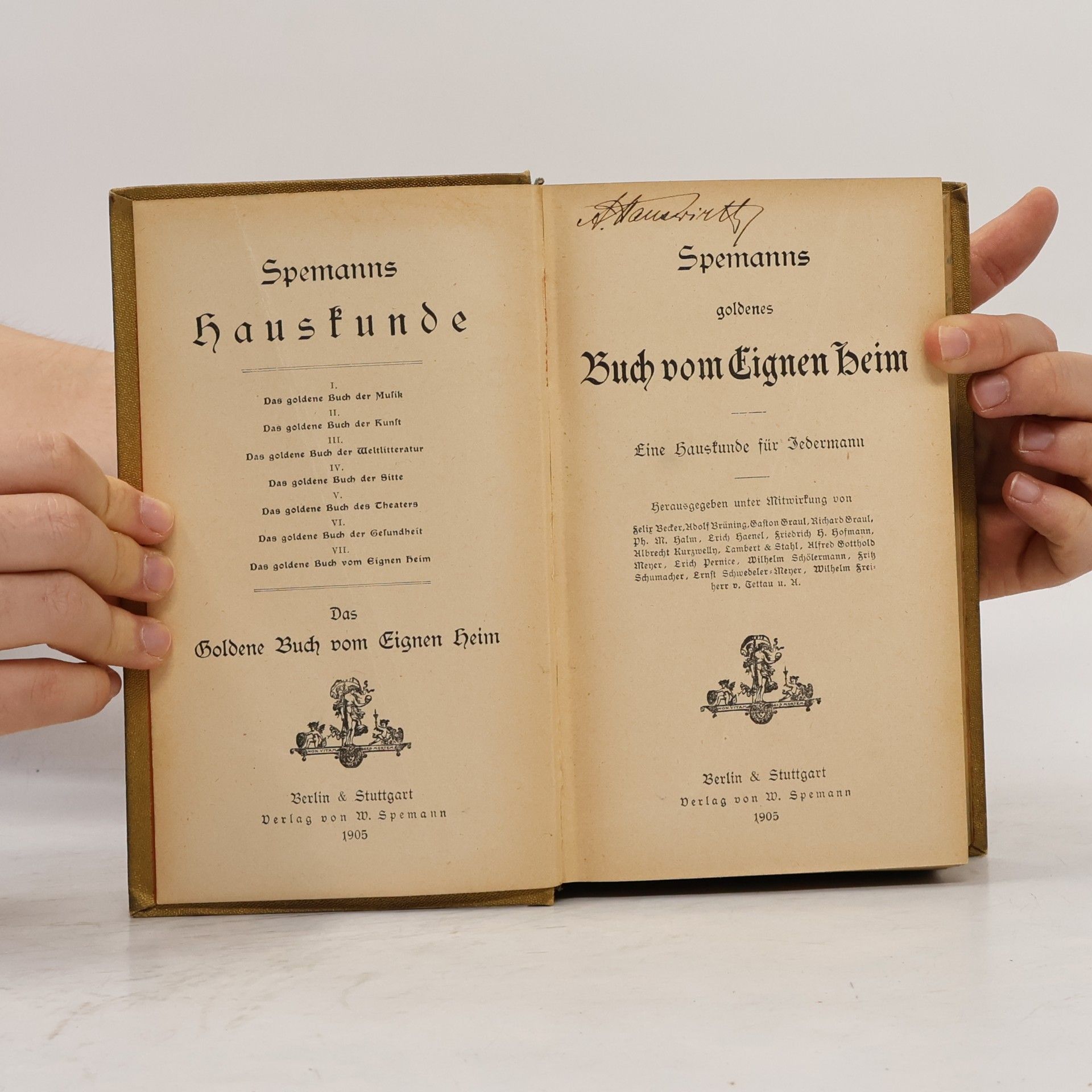 Wilhelm Spemann Spemanns goldenes Buch vom Eignen Heim