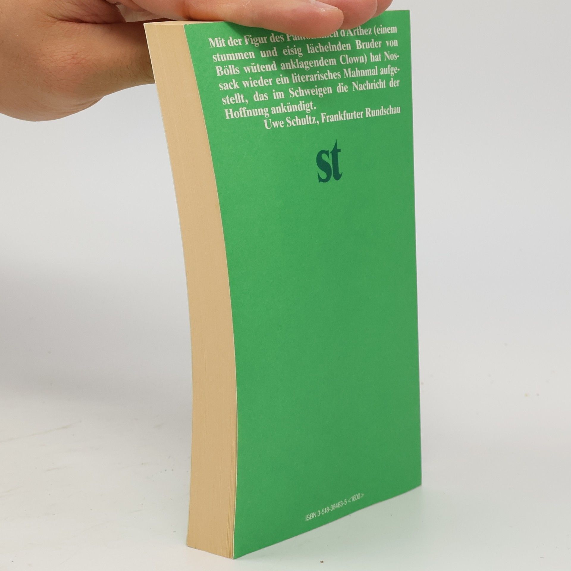 Nossack Hans Erich Suhrkamp Taschenbuch: Der Fall d'Arthez