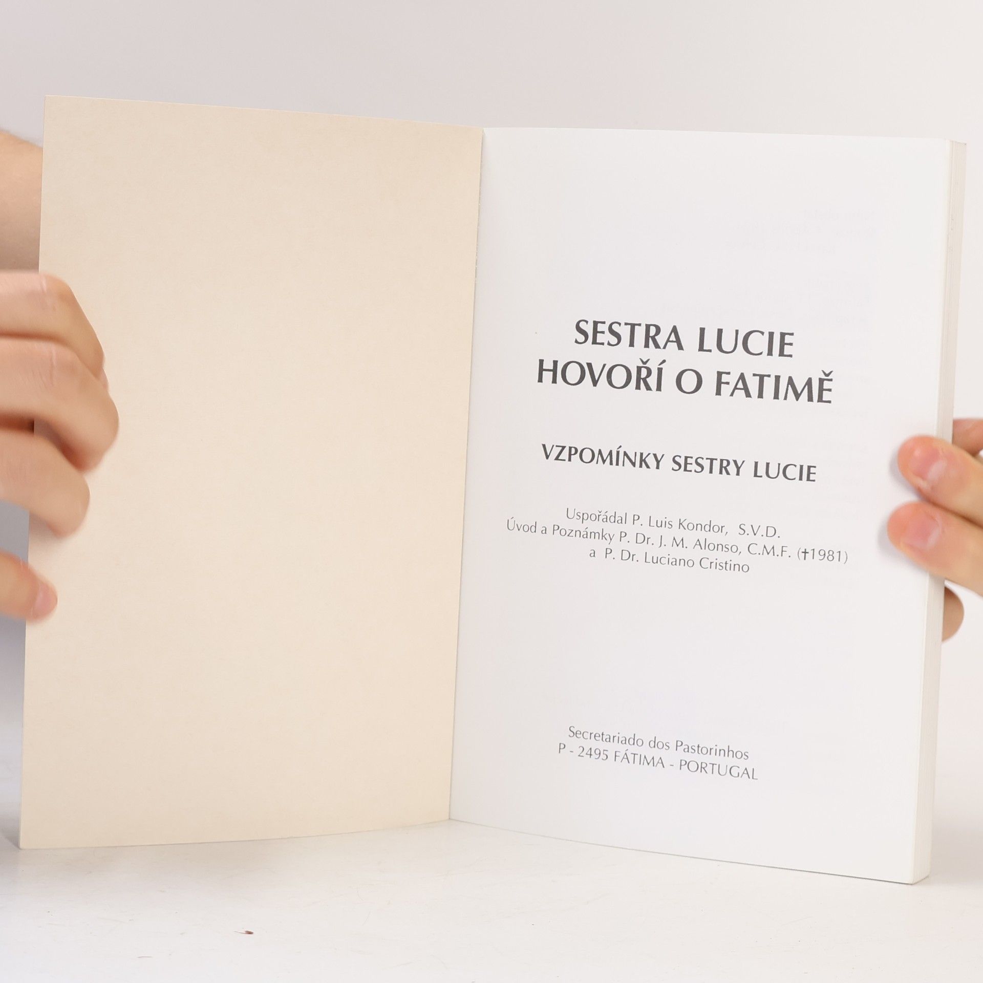 Collectif d'auteurs Sestra Lucie hovoří o Fatimě