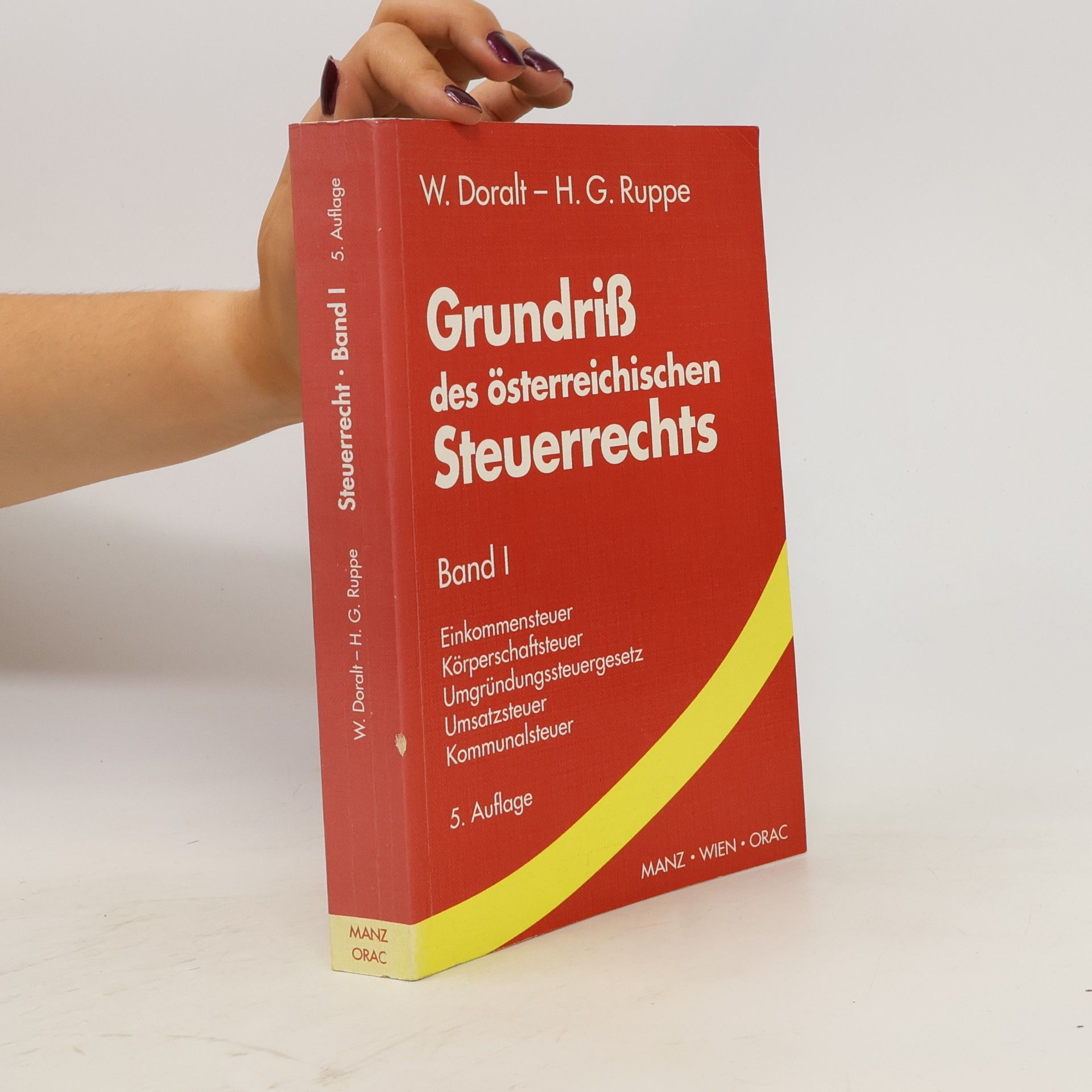 Grundriß des österreichischen Steuerrechts Band I