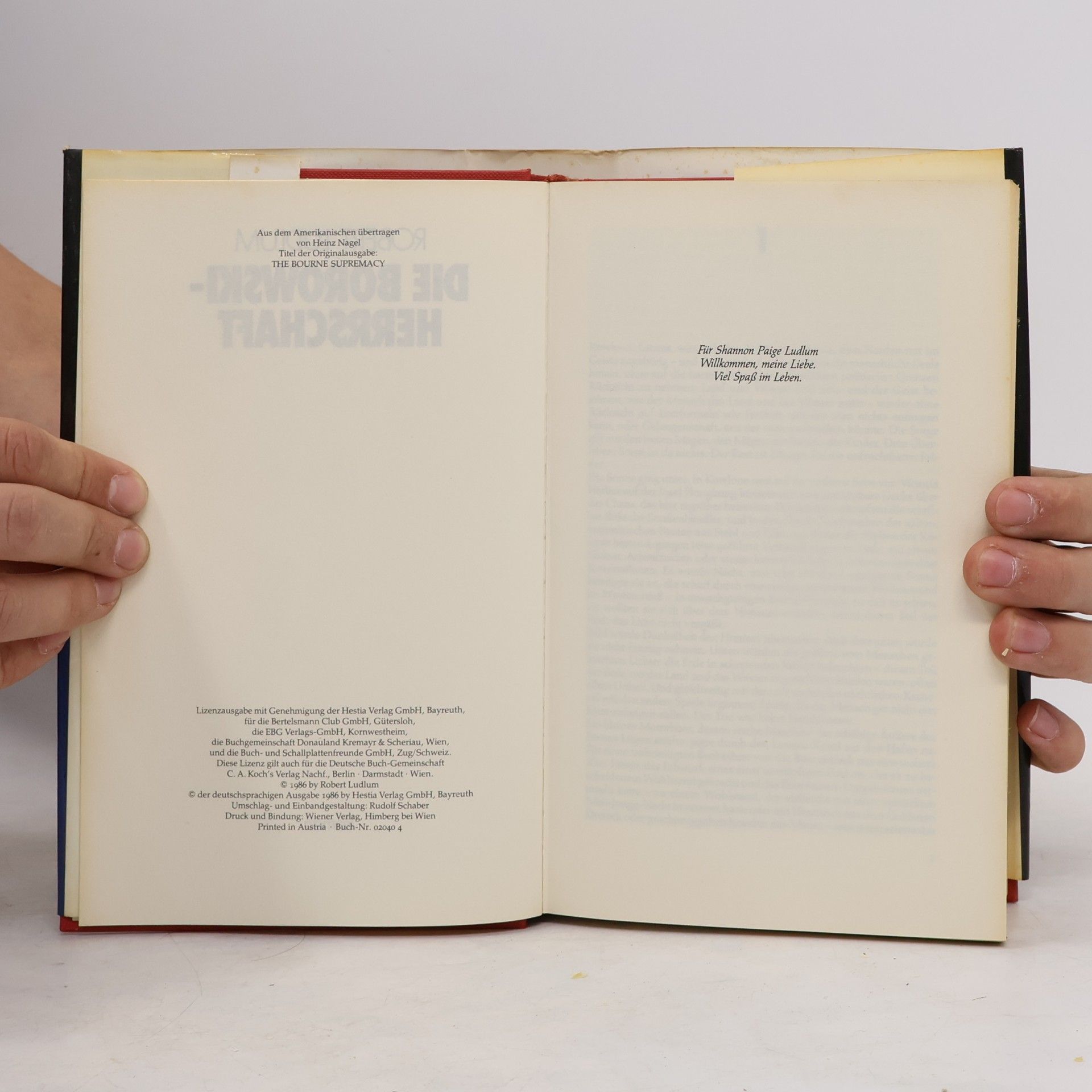 Robert Ludlum Die Borowskiherrschaft