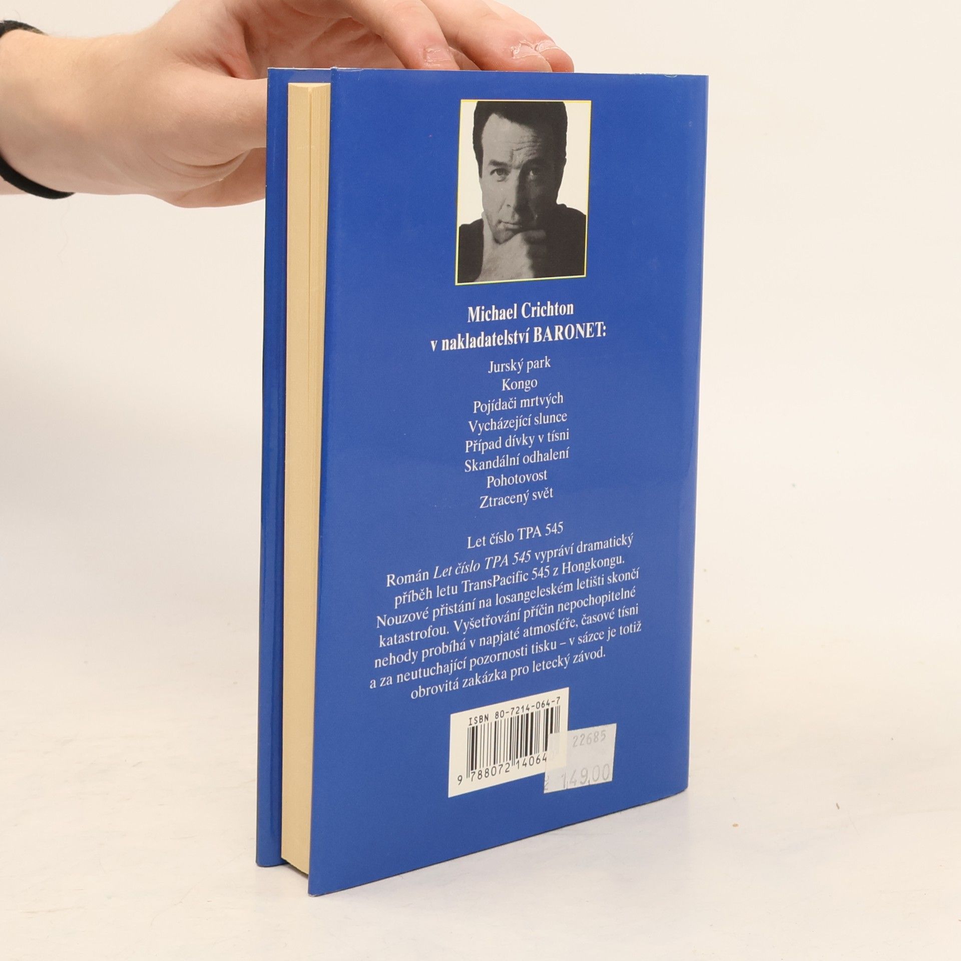 Michael Crichton Let číslo TPA 545