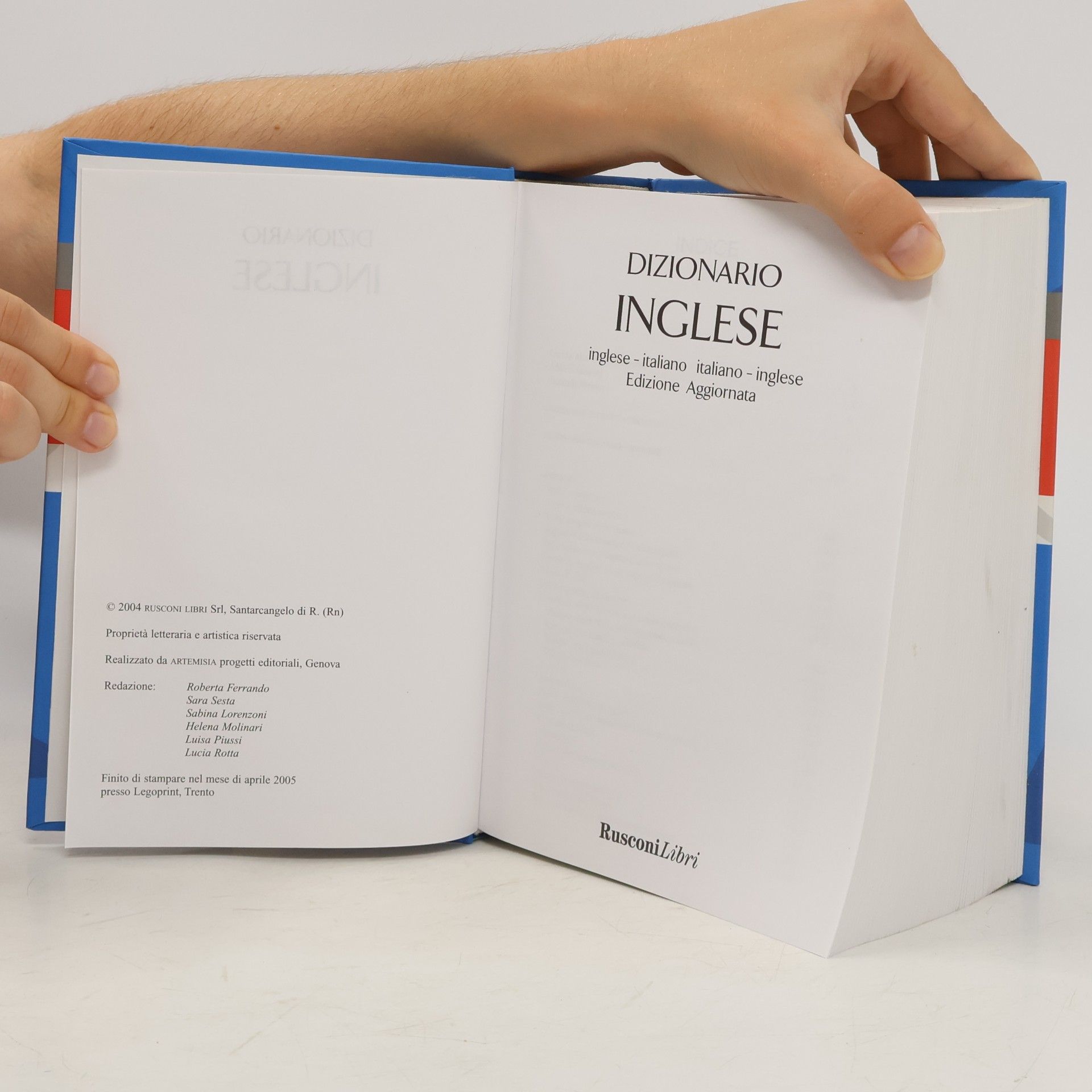 Dizionario inglese. Inglese-italiano, italiano-inglese