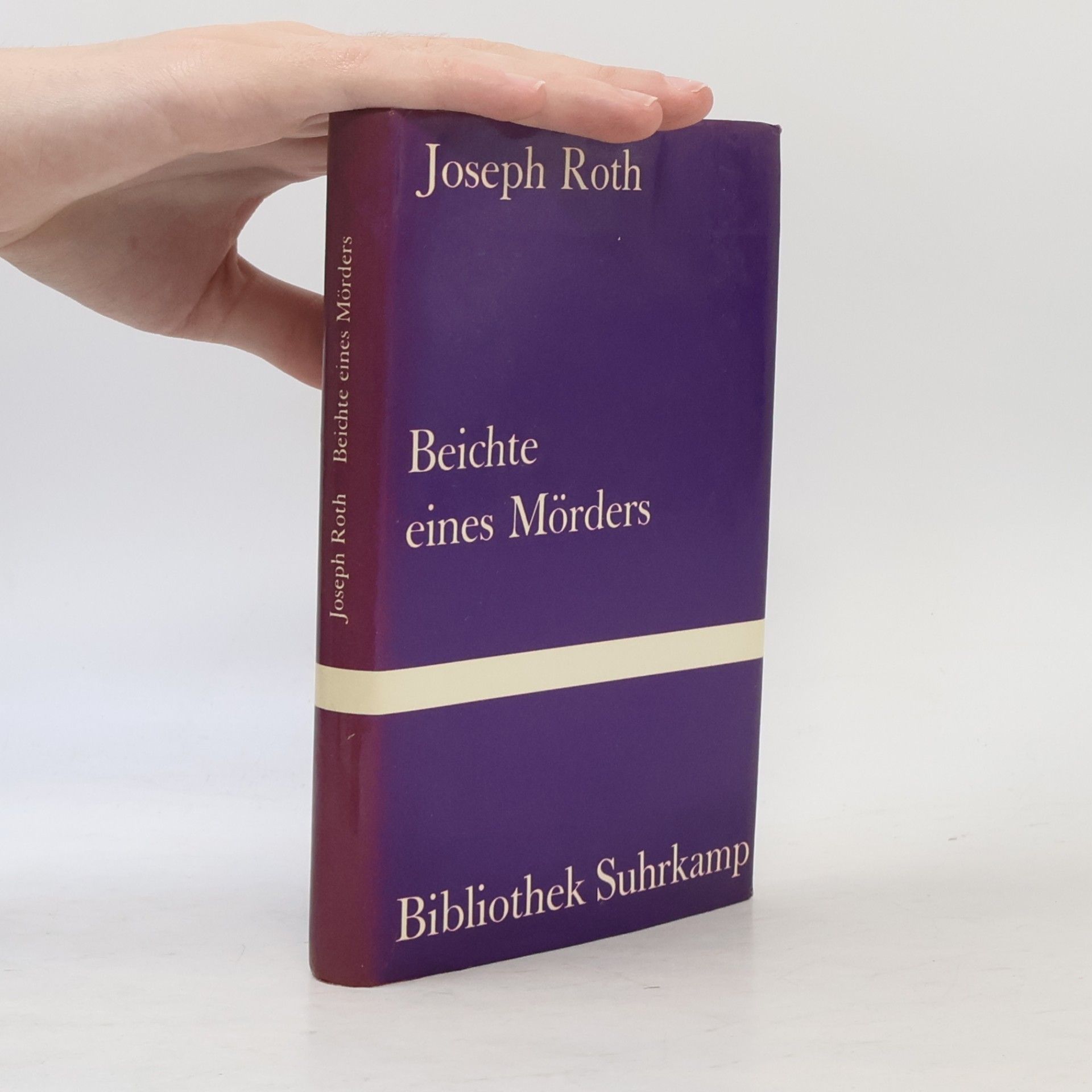 Joseph Roth Beichte eines Mörders