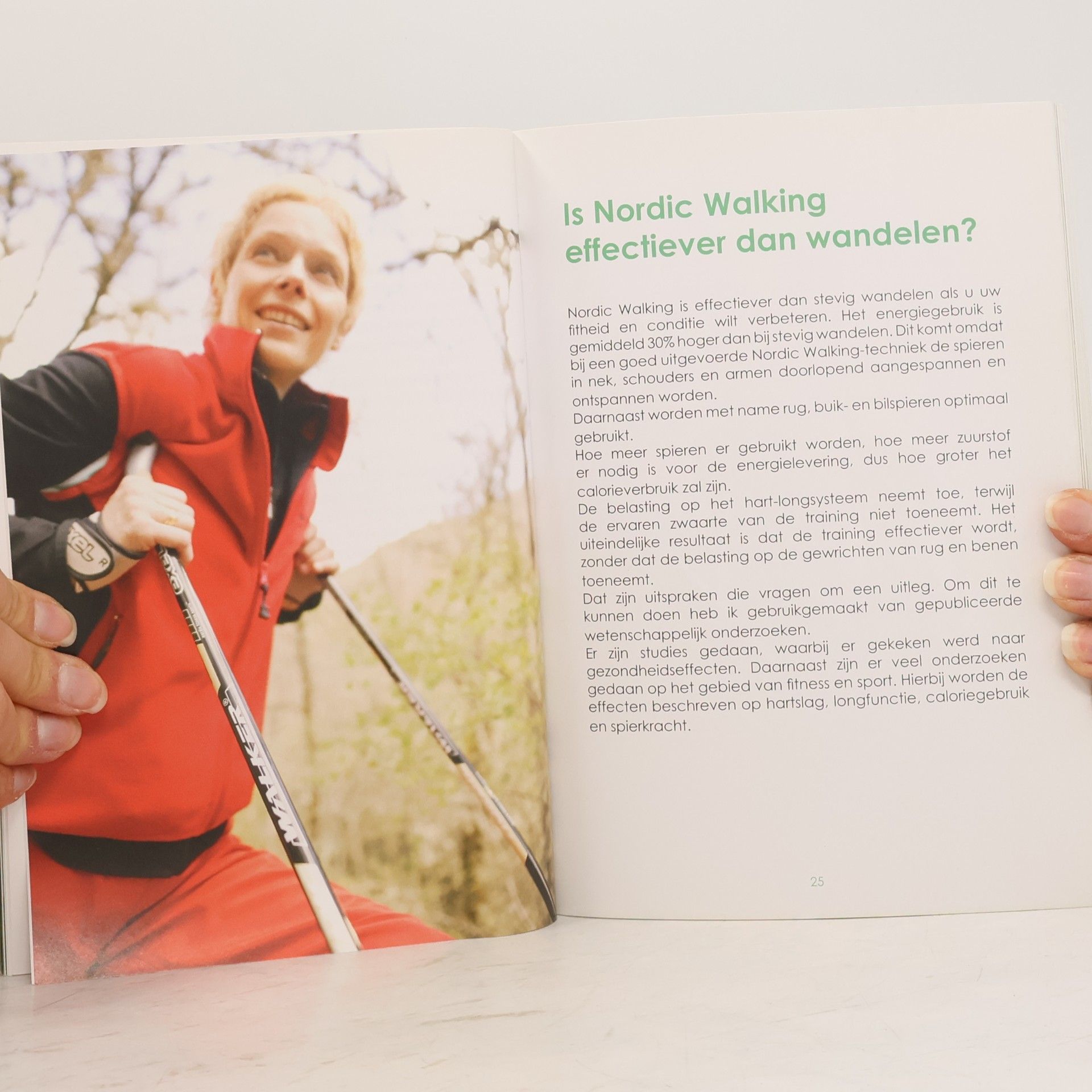 Marco Maas Nordic walking in de praktijk
