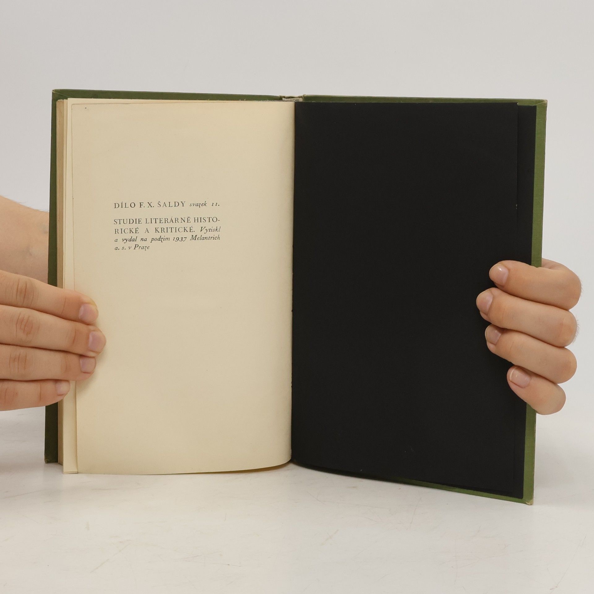 František Xaver Šalda Studie literárně historické a kritické