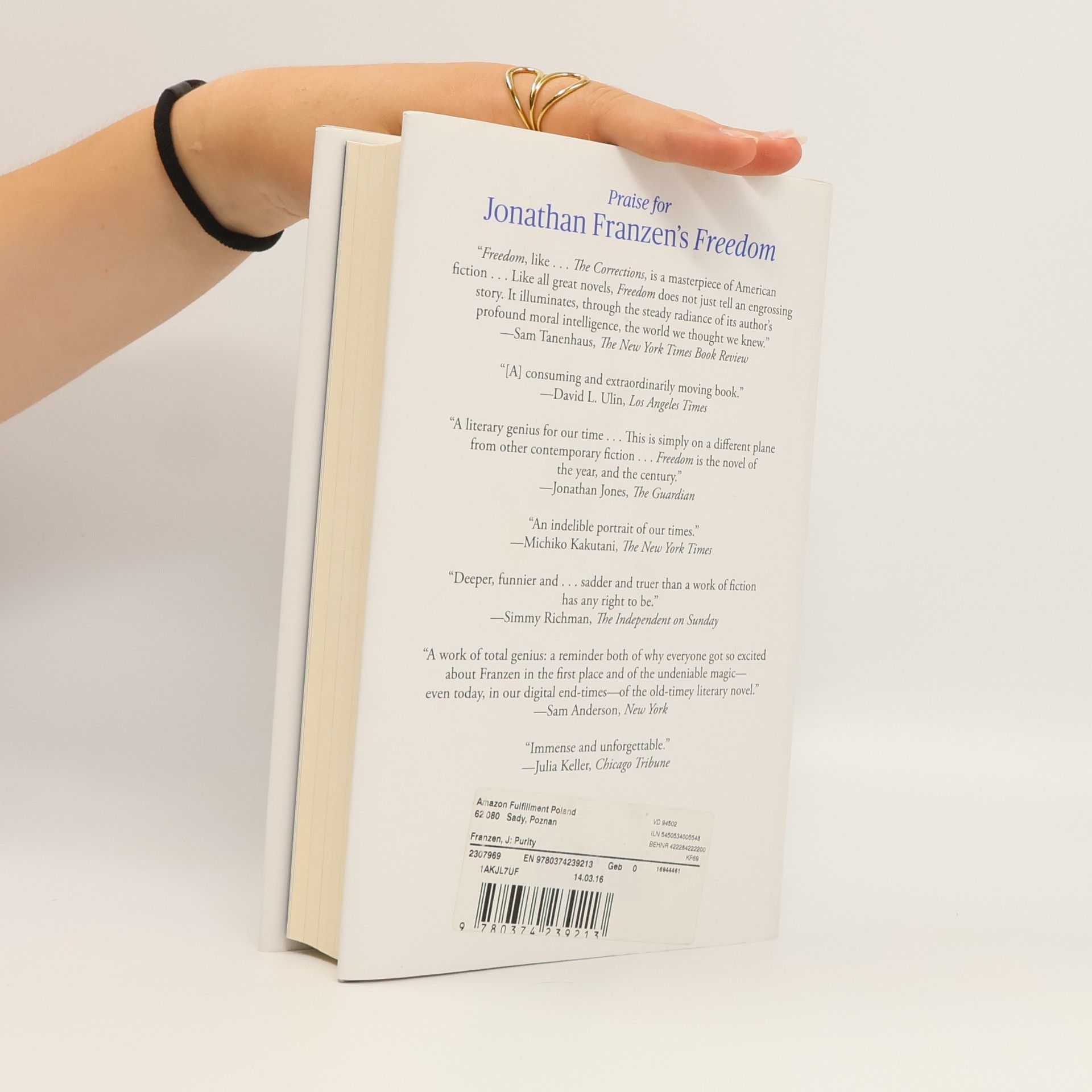 Jonathan Franzen Purity. Unschuld, englische Ausgabe