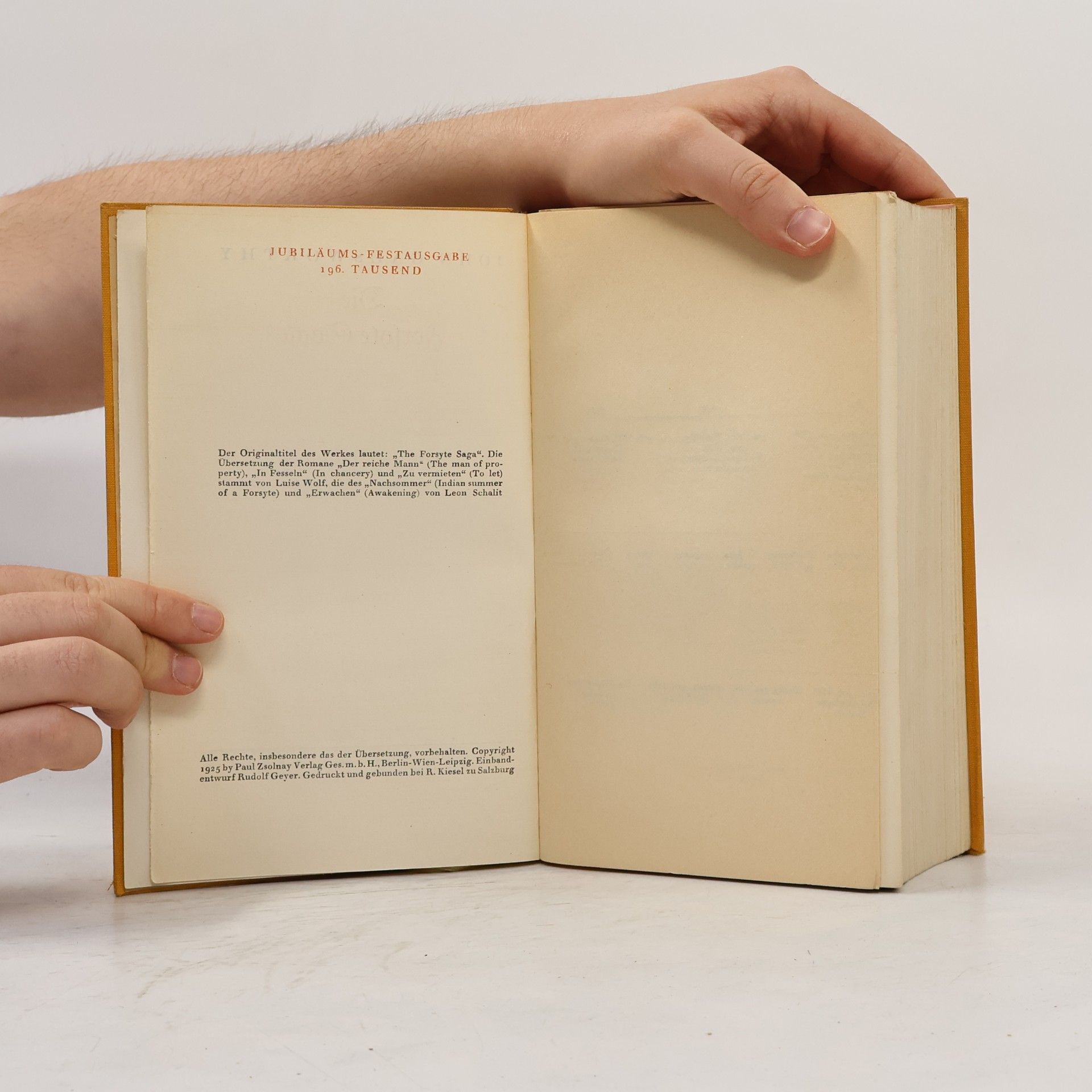 John Galsworthy Die Forsyte Saga