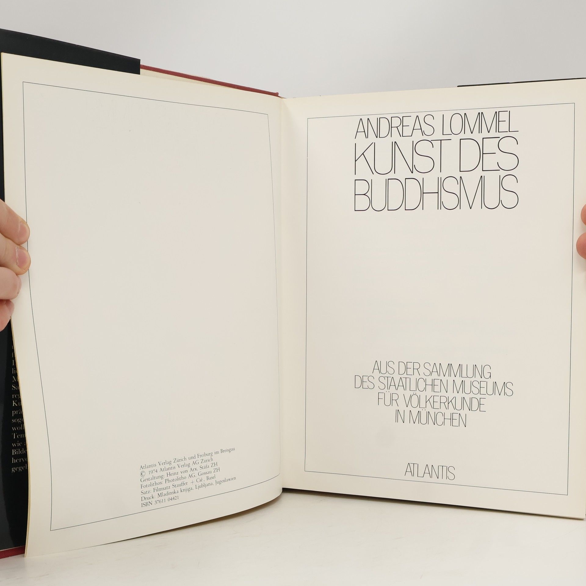 Andreas Lommel Kunst des Buddhismus