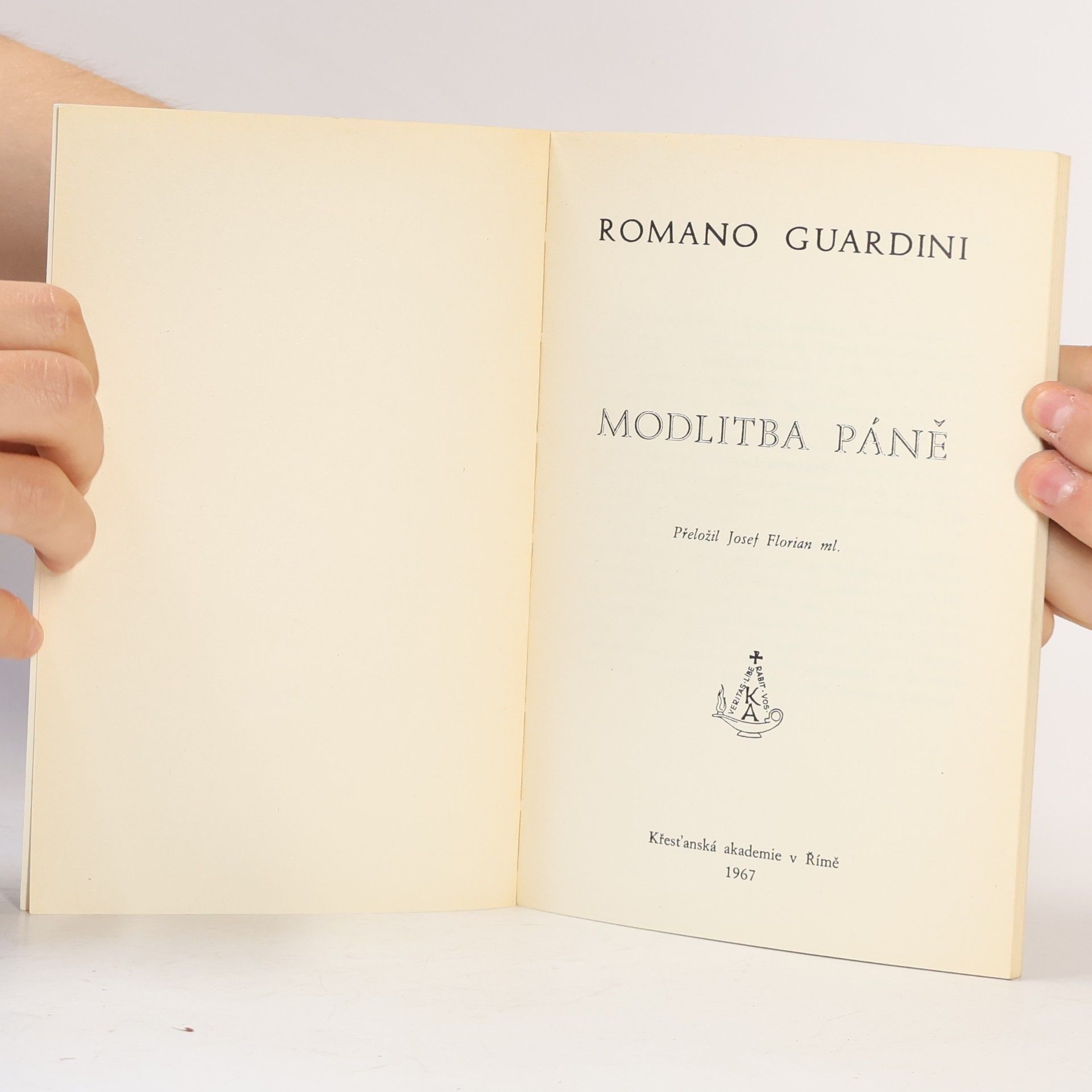 Romano Guardini Modlitba páně