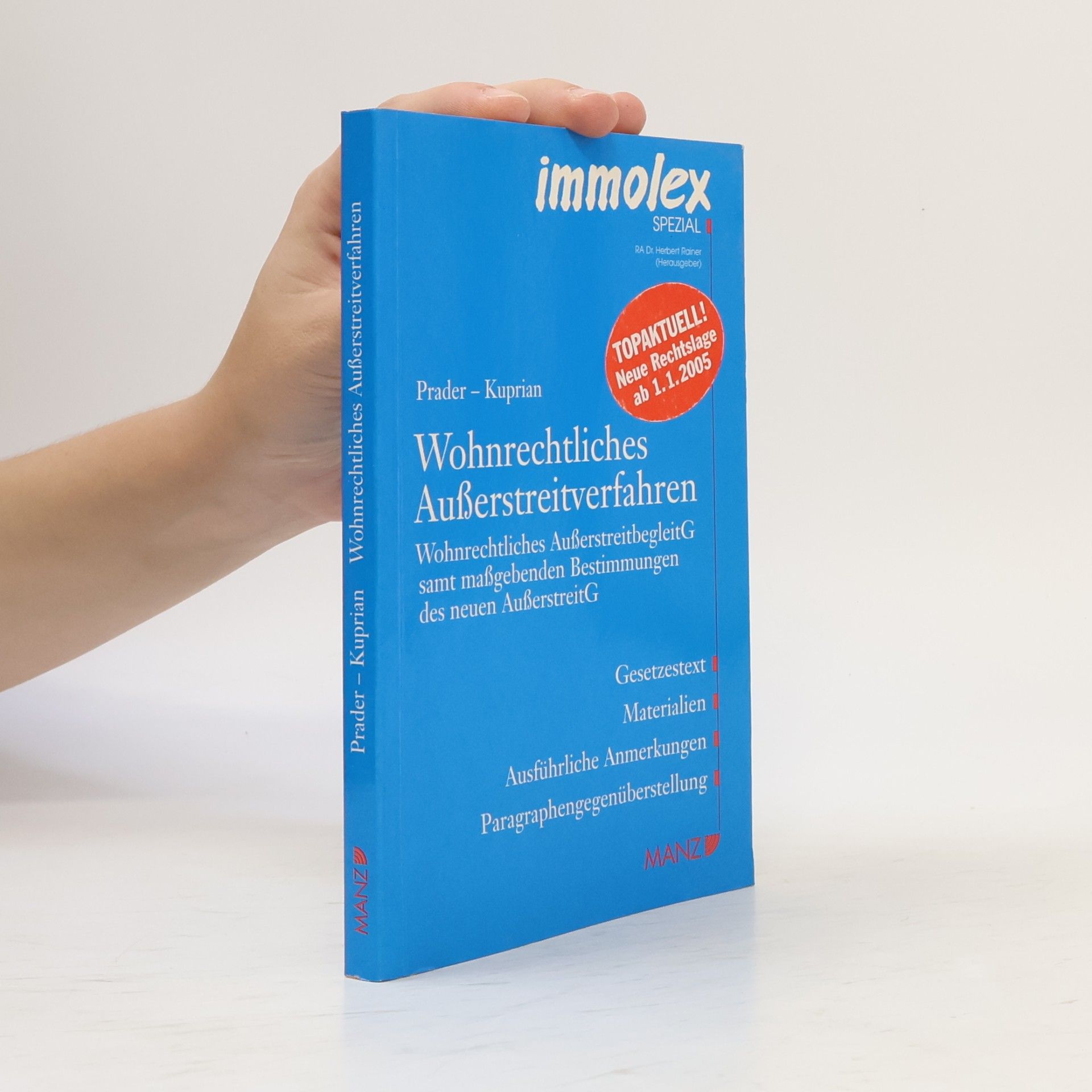 Immolex Spezial: Wohnrechtliches Außerstreitverfahren